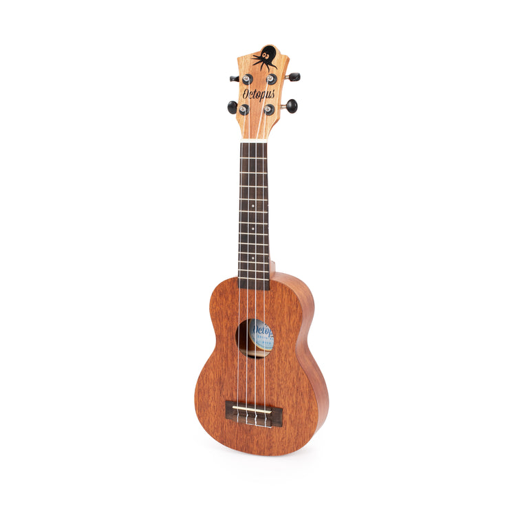 UK208-NAT - Octopus Academy soprano ukulele left handed Natural Default title