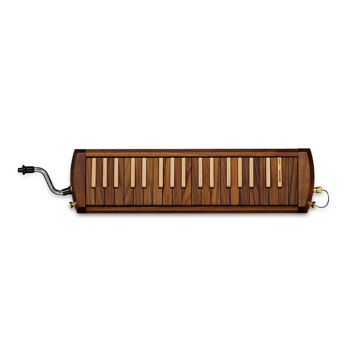 W-37C - Suzuki 37-key alto wooden Melodion with soft case Walnut body / A1