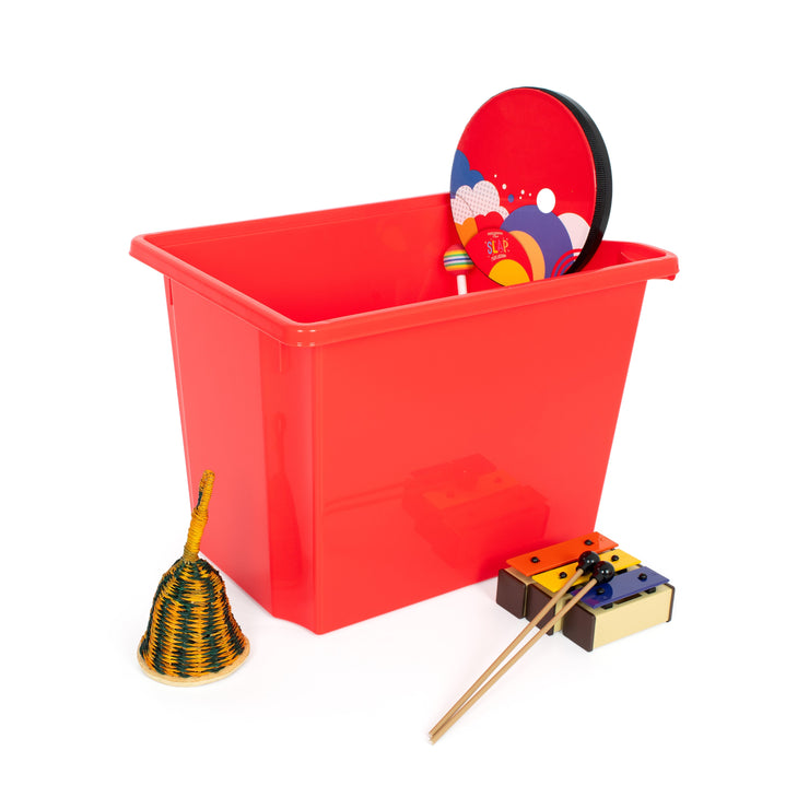 PP3512 - Monarch 5x 40L extra strong storage box and lid set - Red Default title