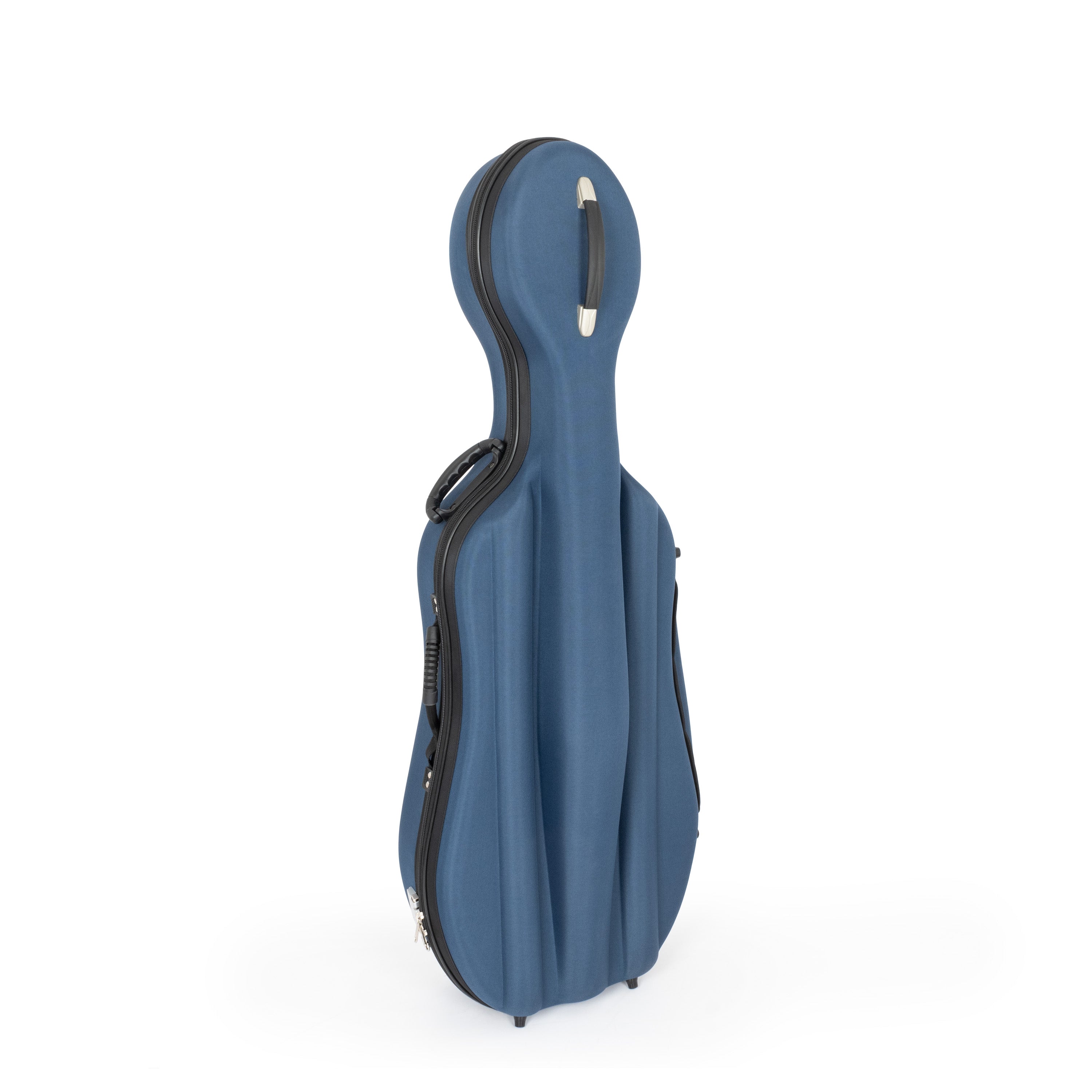 Sonix 45VC moulded cello case in blue - 1/2 size
