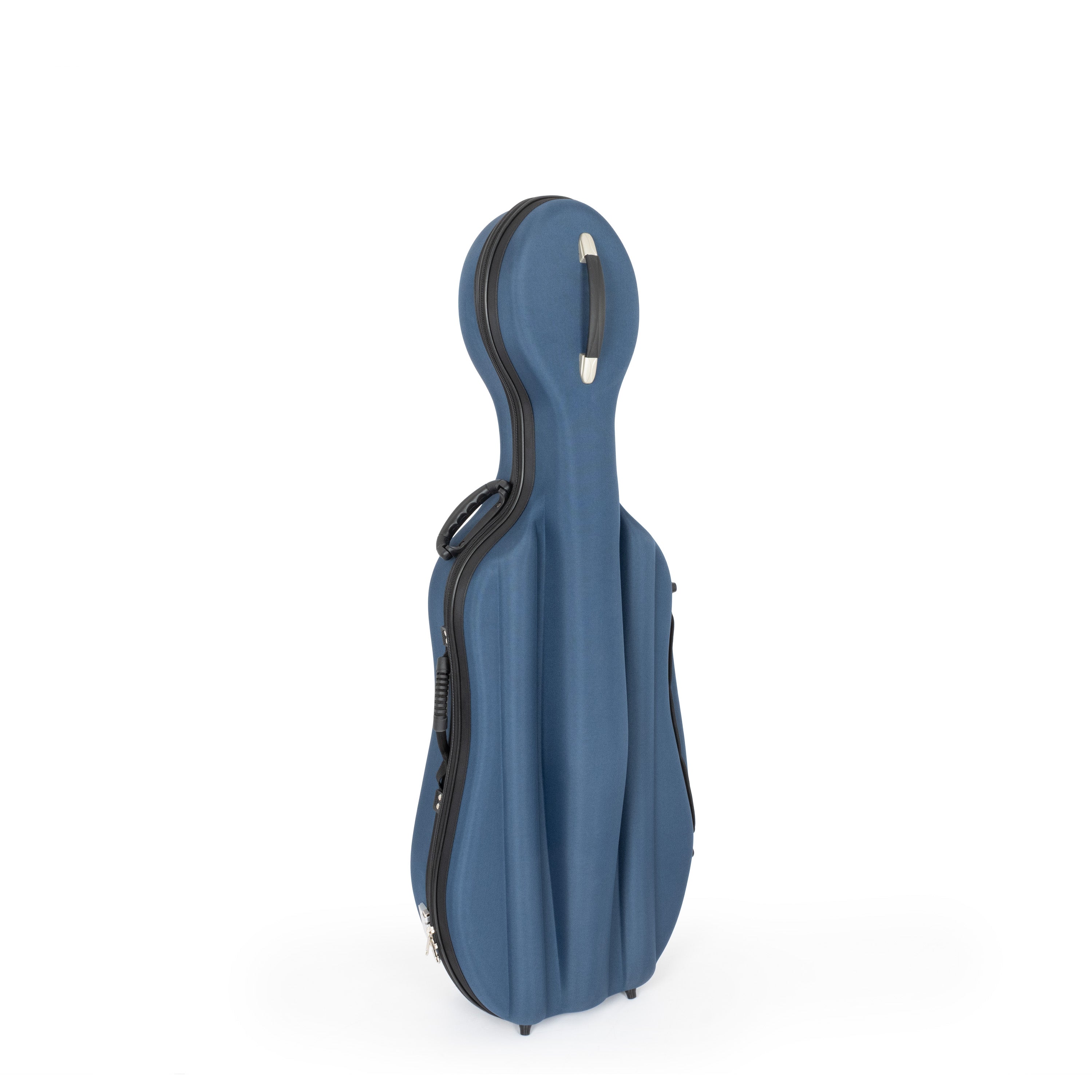 Sonix 45VC moulded cello case in blue - 1/4 size