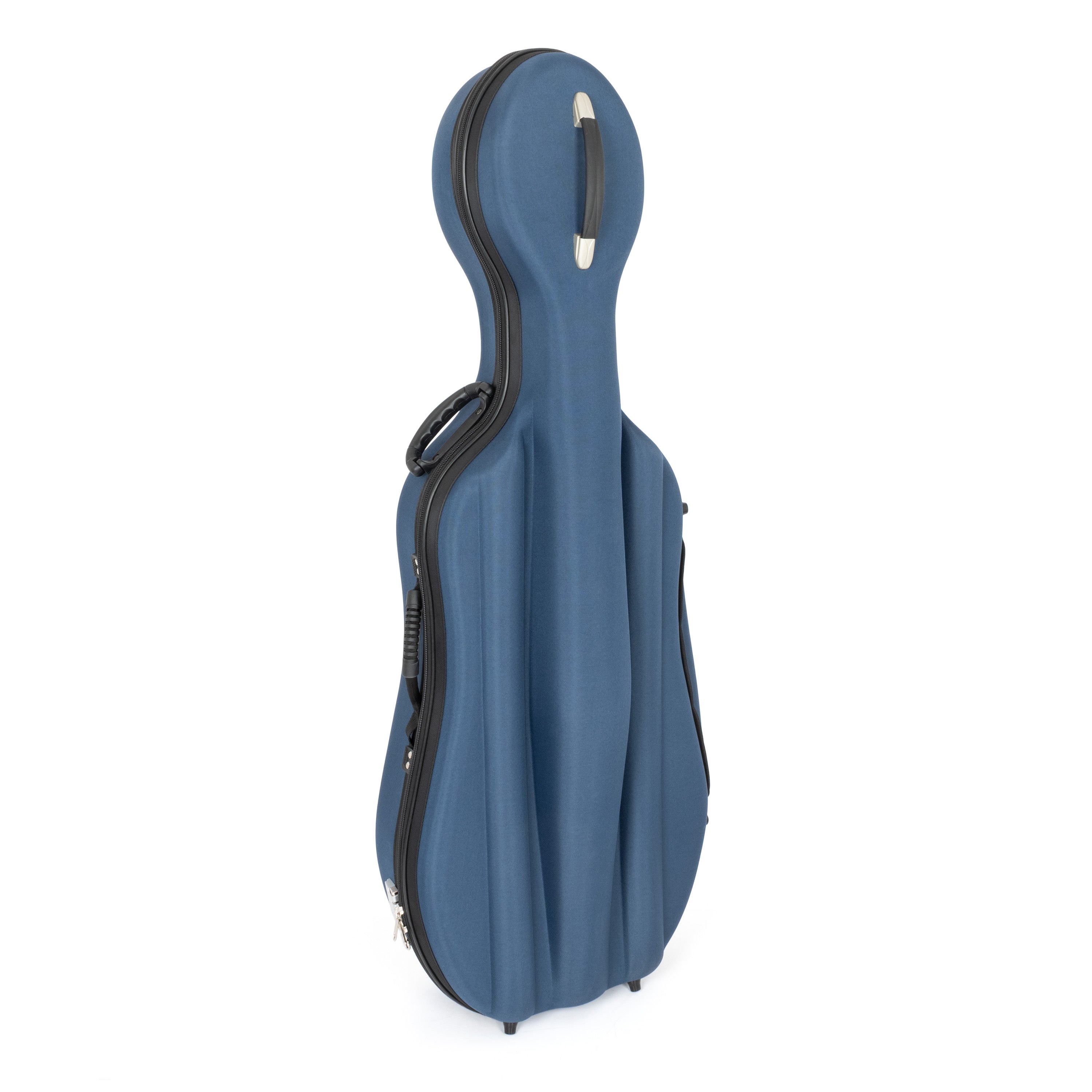 Sonix 45VC moulded cello case in blue - 4/4 size