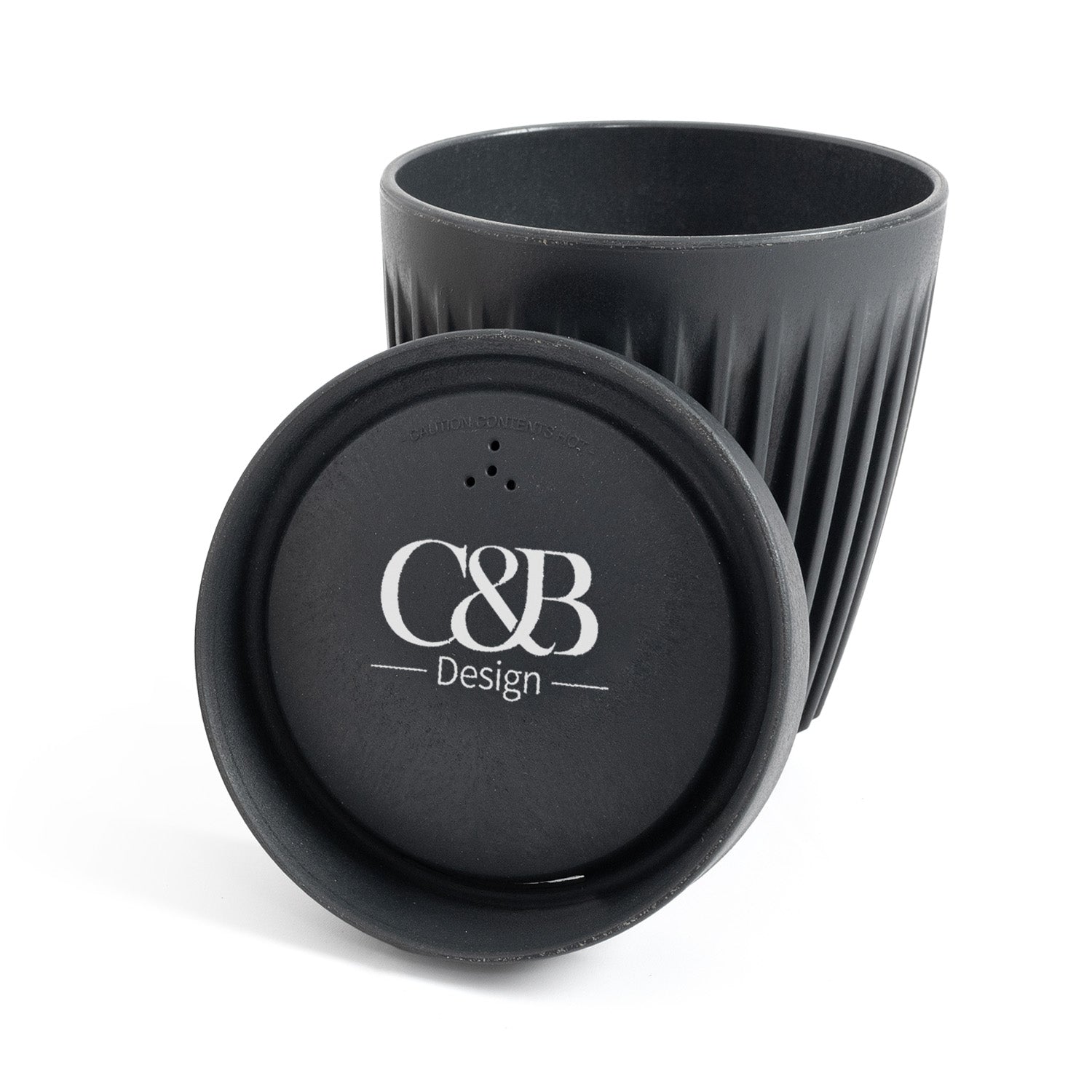 HSKCUST-BWP - Custom UV printing charge for HuskeeCup reusable coffee cup Black or White / A1