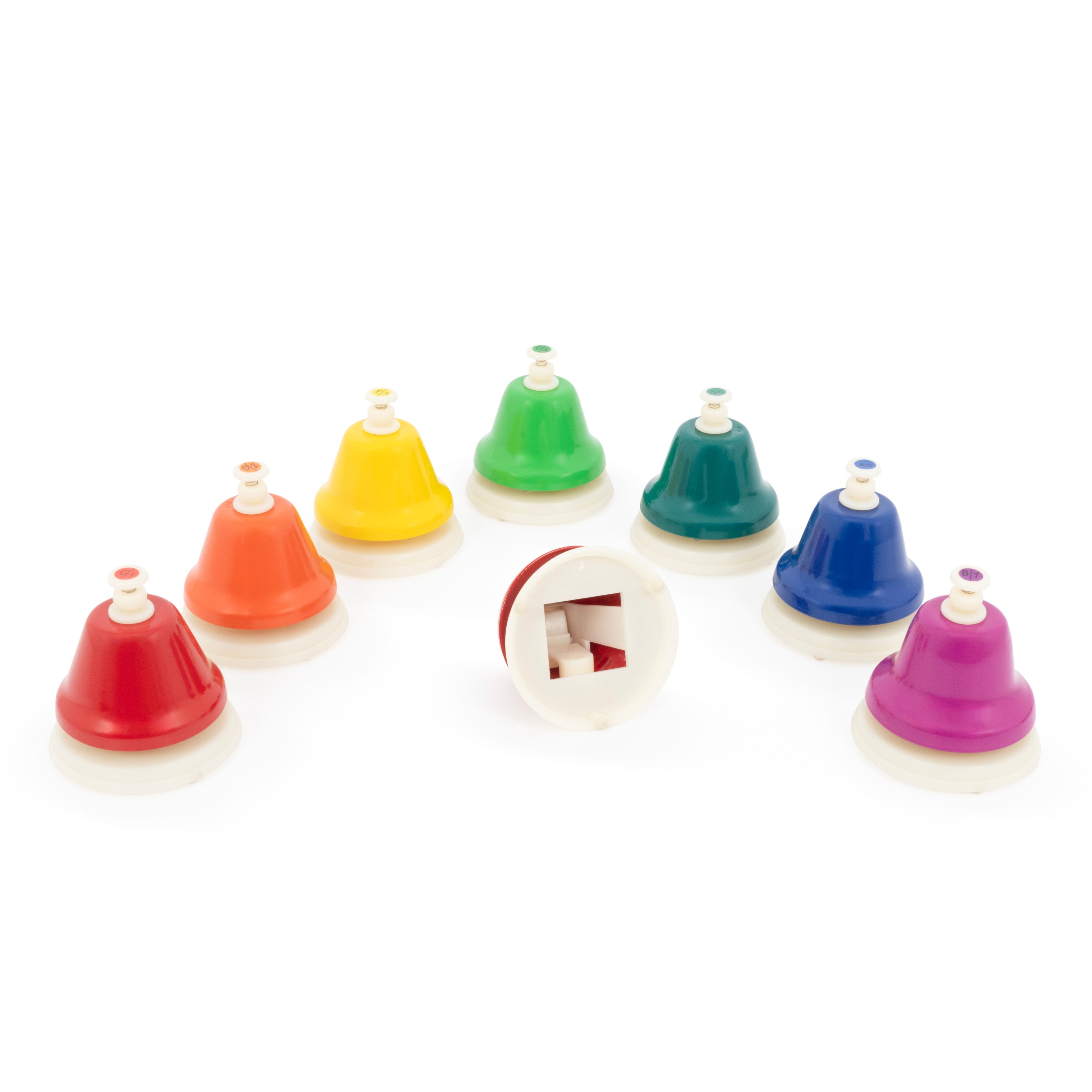 Percussion Plus PP273 colour desk bells - set of 8