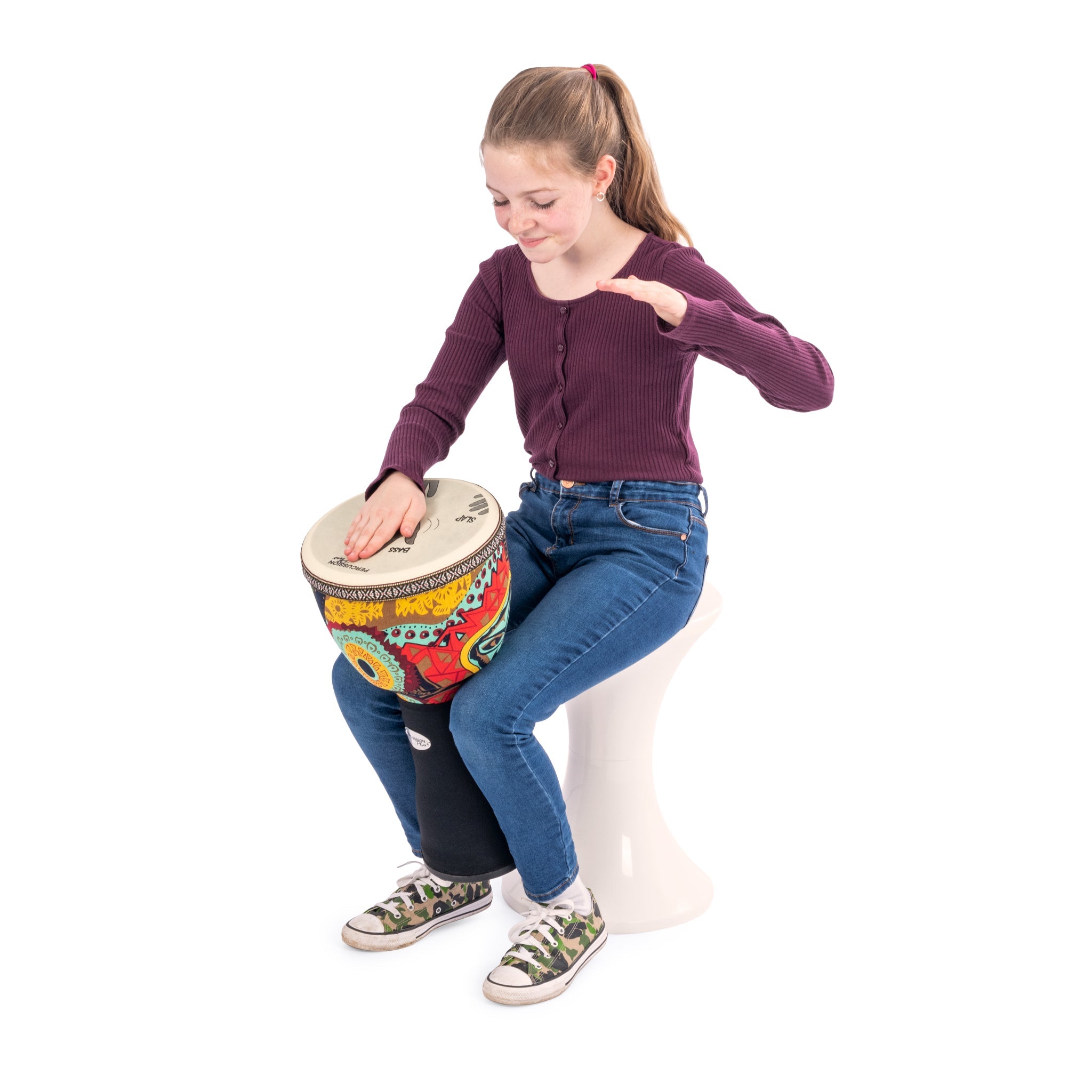PP663-15PK - Percussion Plus Slap Djembe 15 pack - pre-tuned A1