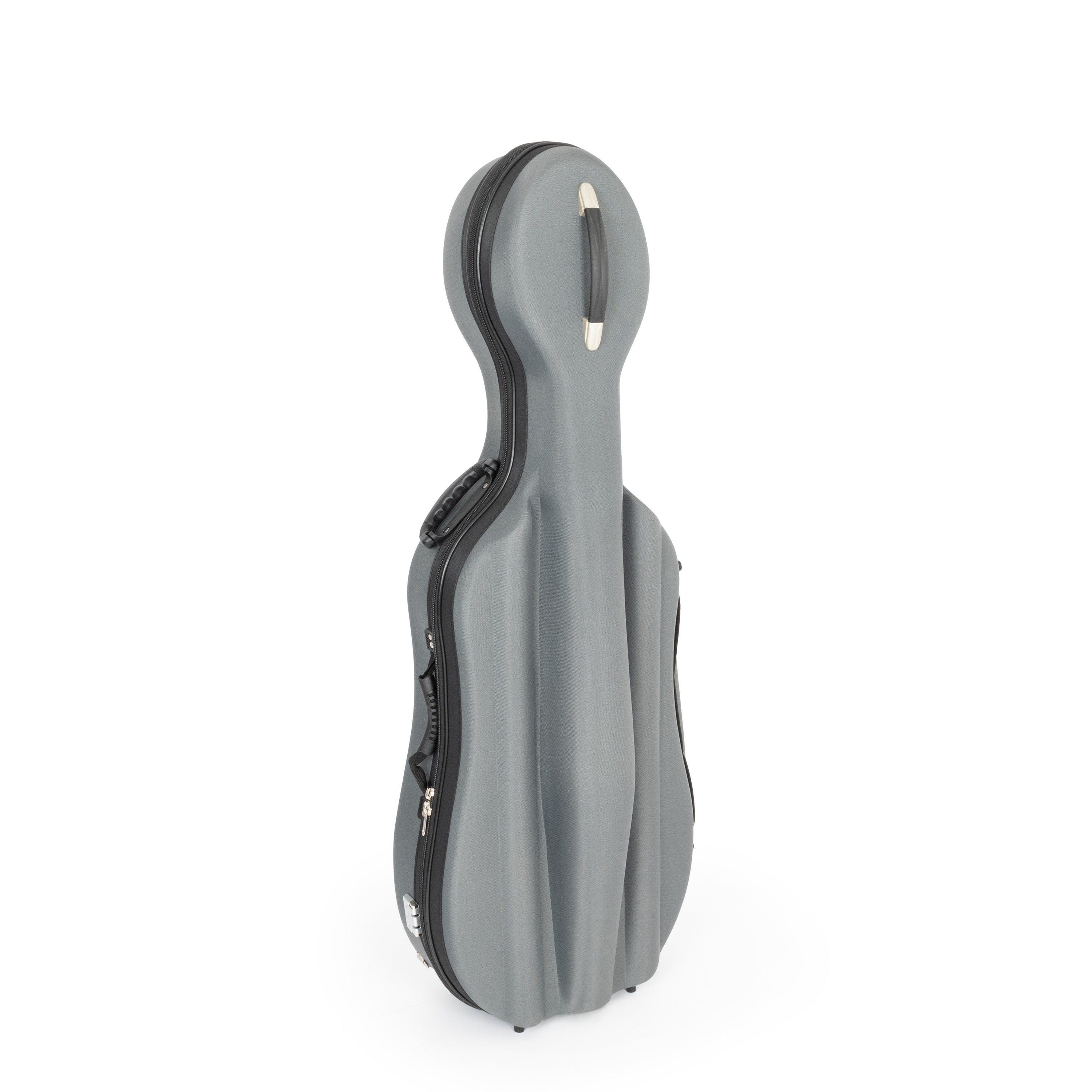 Sonix 45VC moulded cello case in grey - 1/2 size