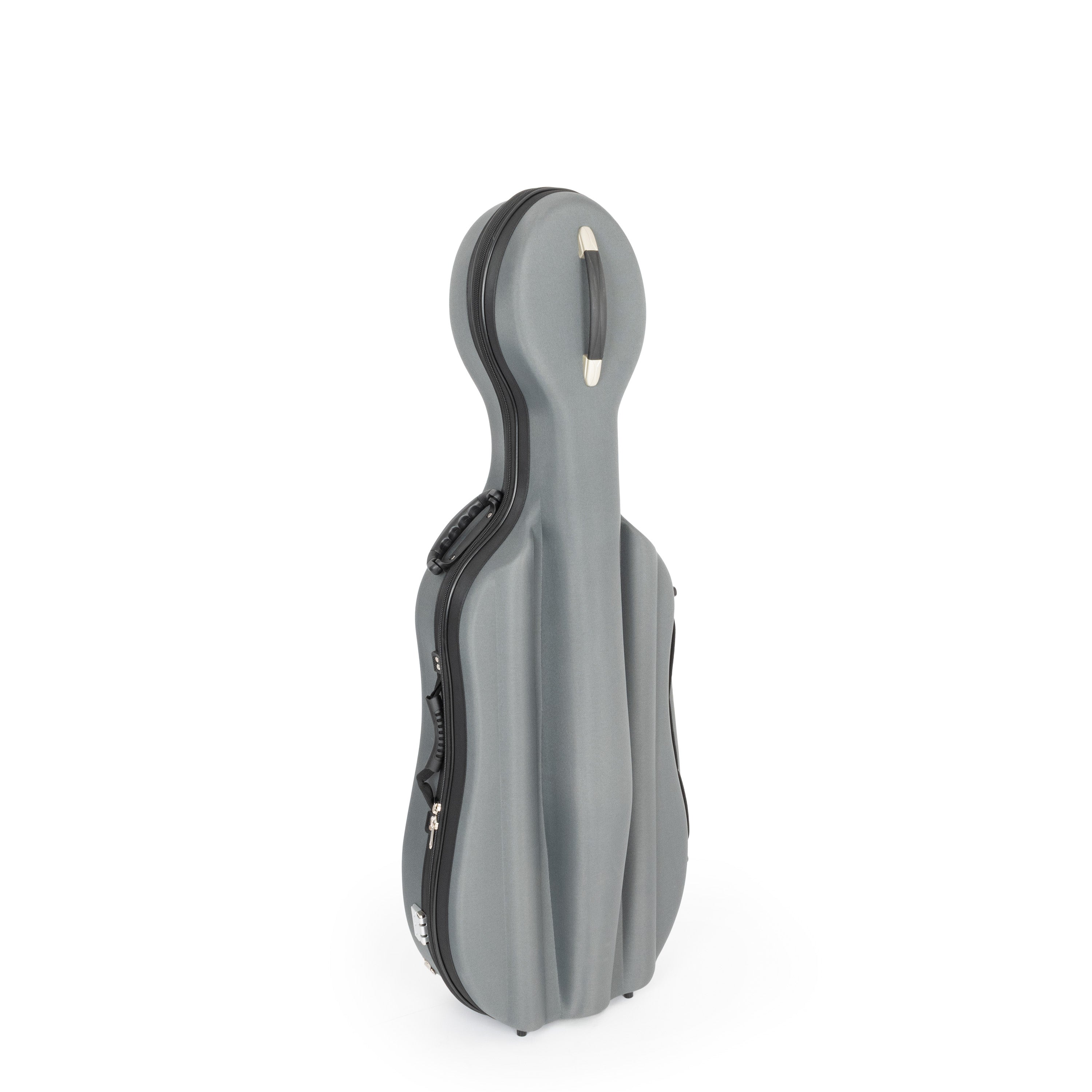 Sonix 45VC moulded cello case in grey - 1/4 size
