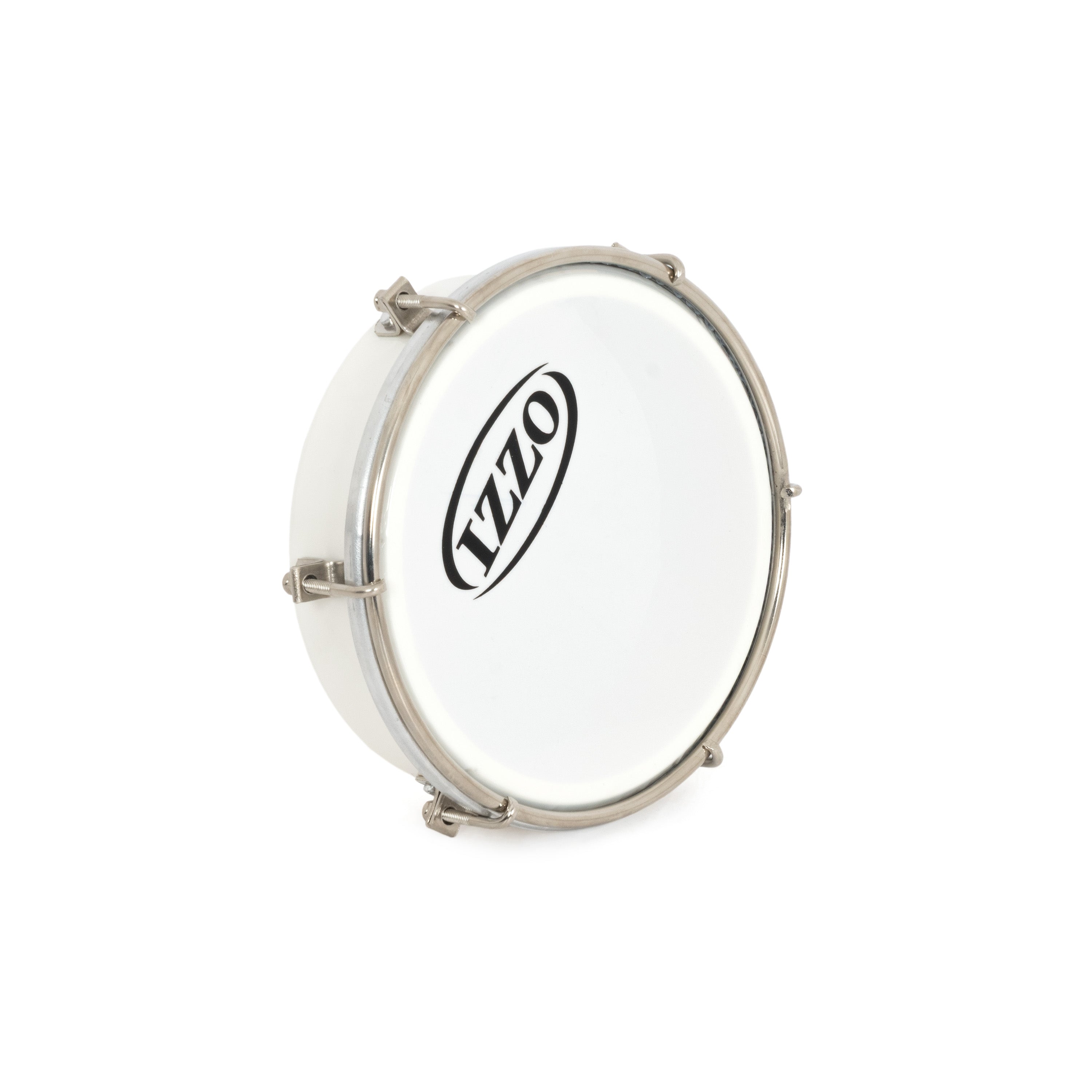 Izzo ABS 6" tamborim - White