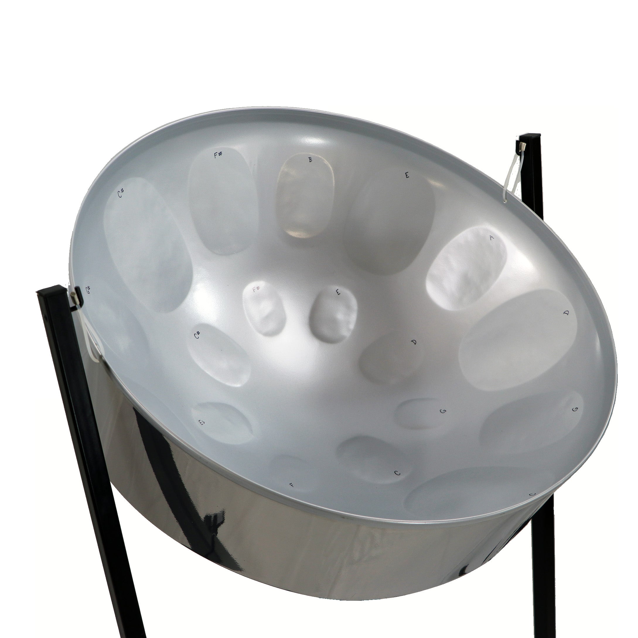 JJ1704 - Jumbie Jam C-20 lead / tenor steel pan A1 / High gloss silver