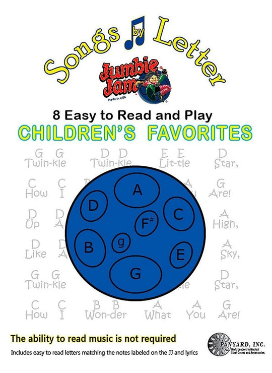 JJ5514 - Jumbie Jam - Songs by Letter Childrens Favourites for steel drum Default title