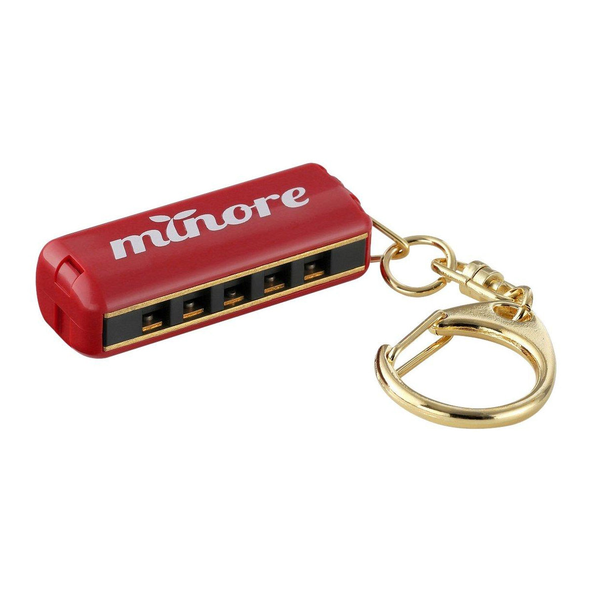 Suzuki MINORE 5-hole mini harmonica - Red