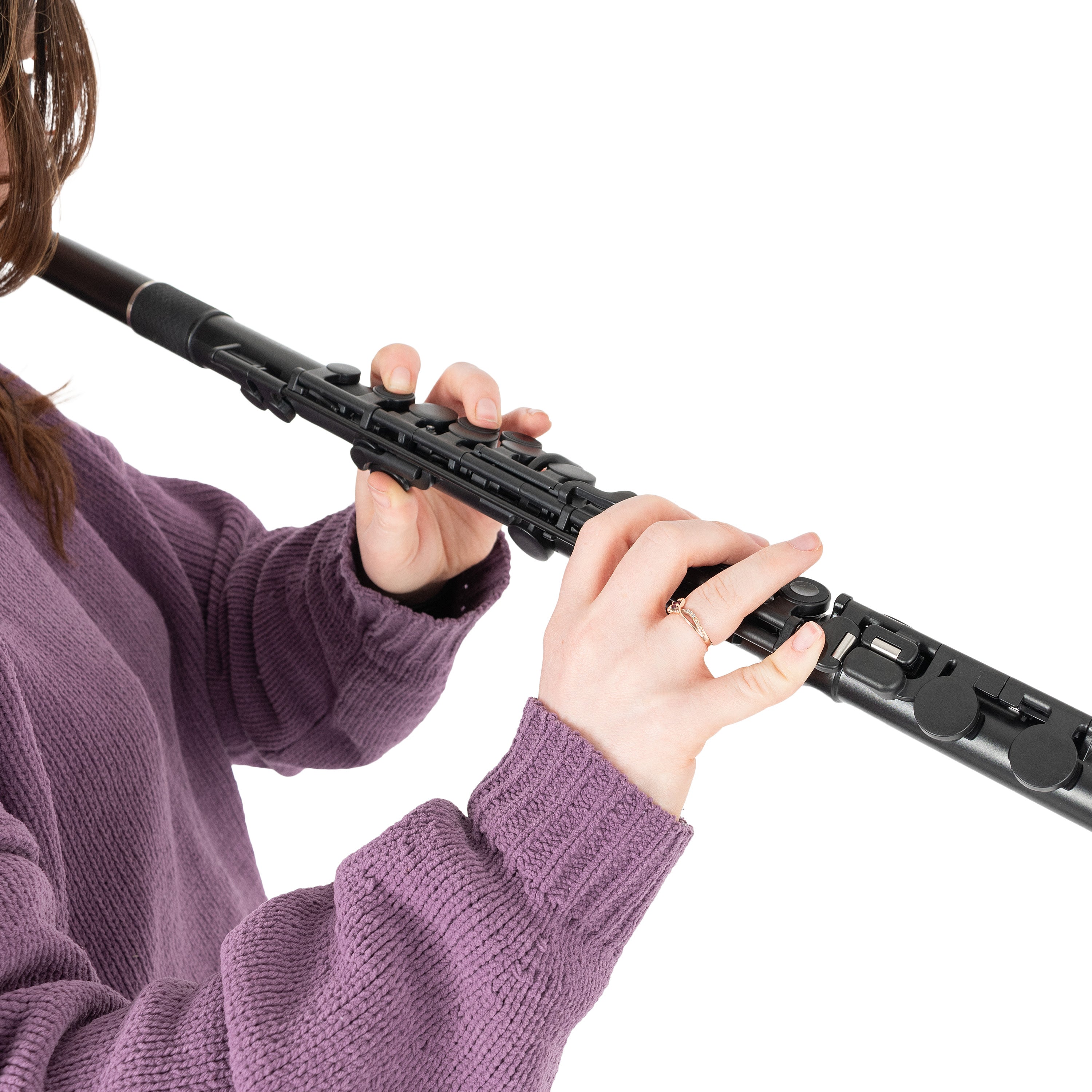 NUVOBand NB300 flute outfit in black image 2