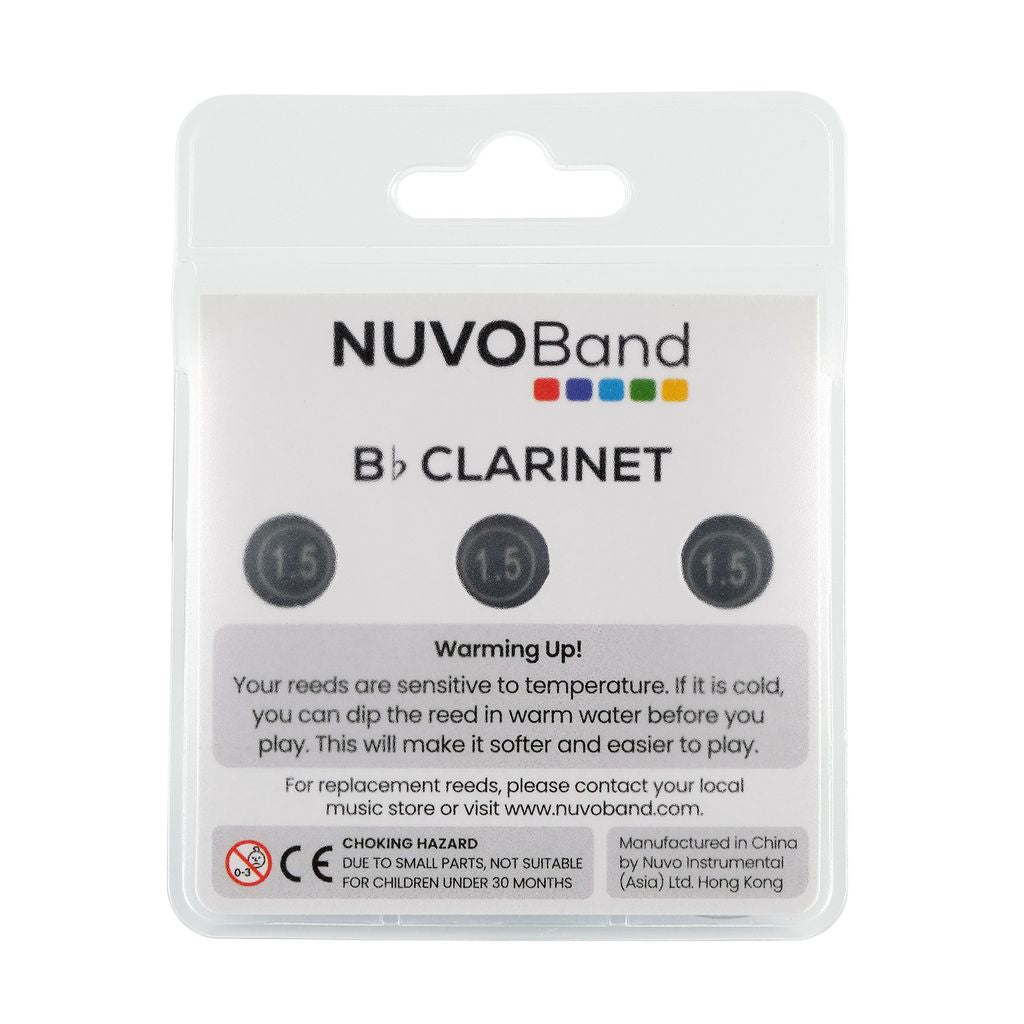 NB200RD15 - NUVOBand Bb clarinet reeds pack of 3 1.5 strength / A1