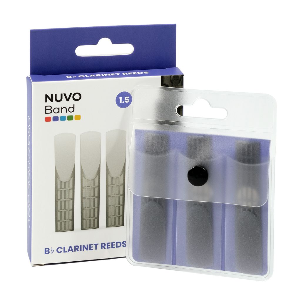 NB200RD15 - NUVOBand Bb clarinet reeds pack of 3 1.5 strength / A1