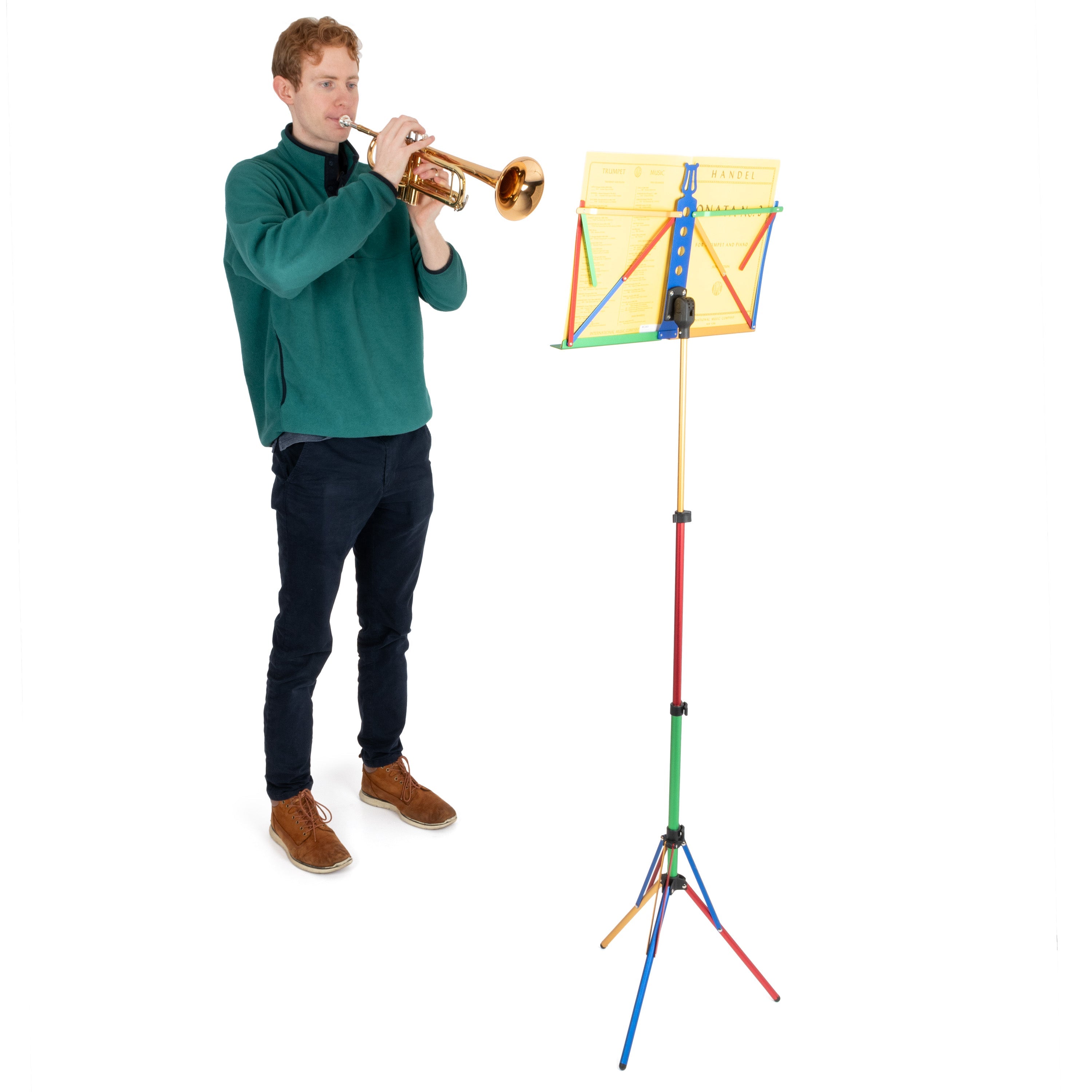 Musisca Scherzo lightweight folding music stand - Rainbow