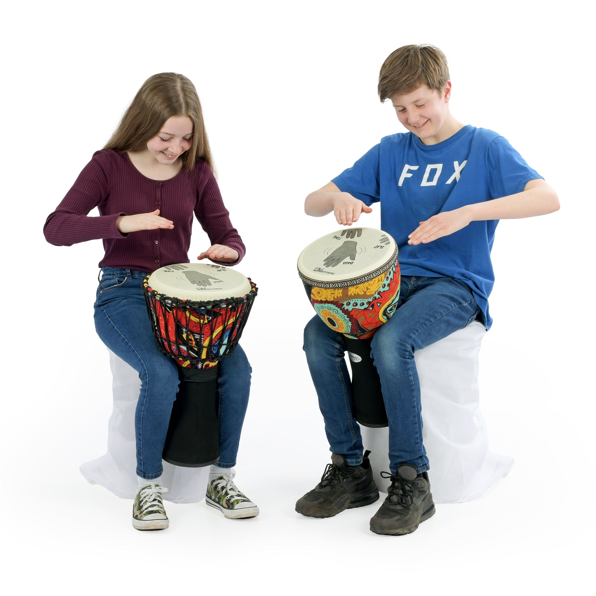 PP663-15PK - Percussion Plus Slap Djembe 15 pack - pre-tuned A1