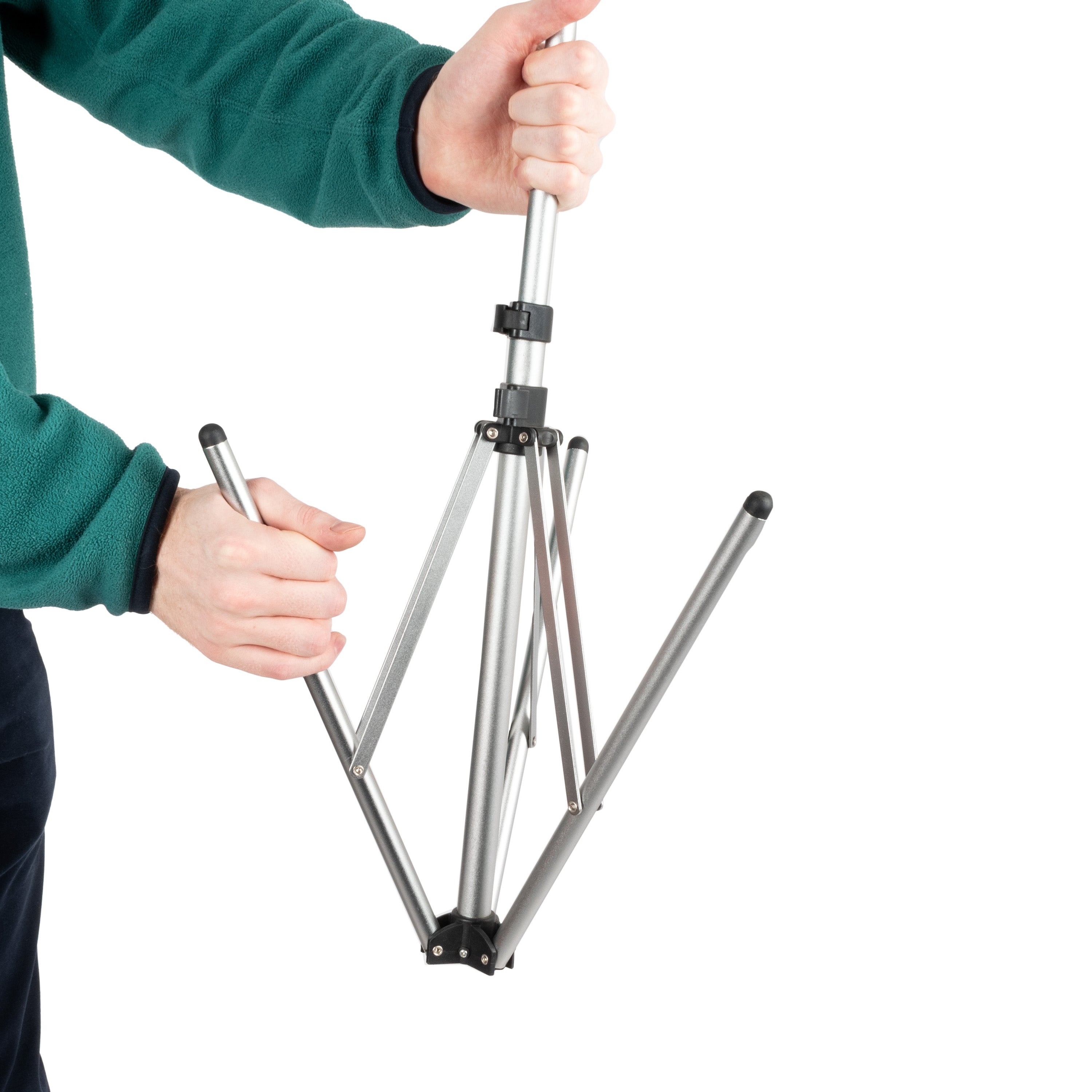 MUSISCA03 - Musisca lightweight folding music stand Silver grey / A1