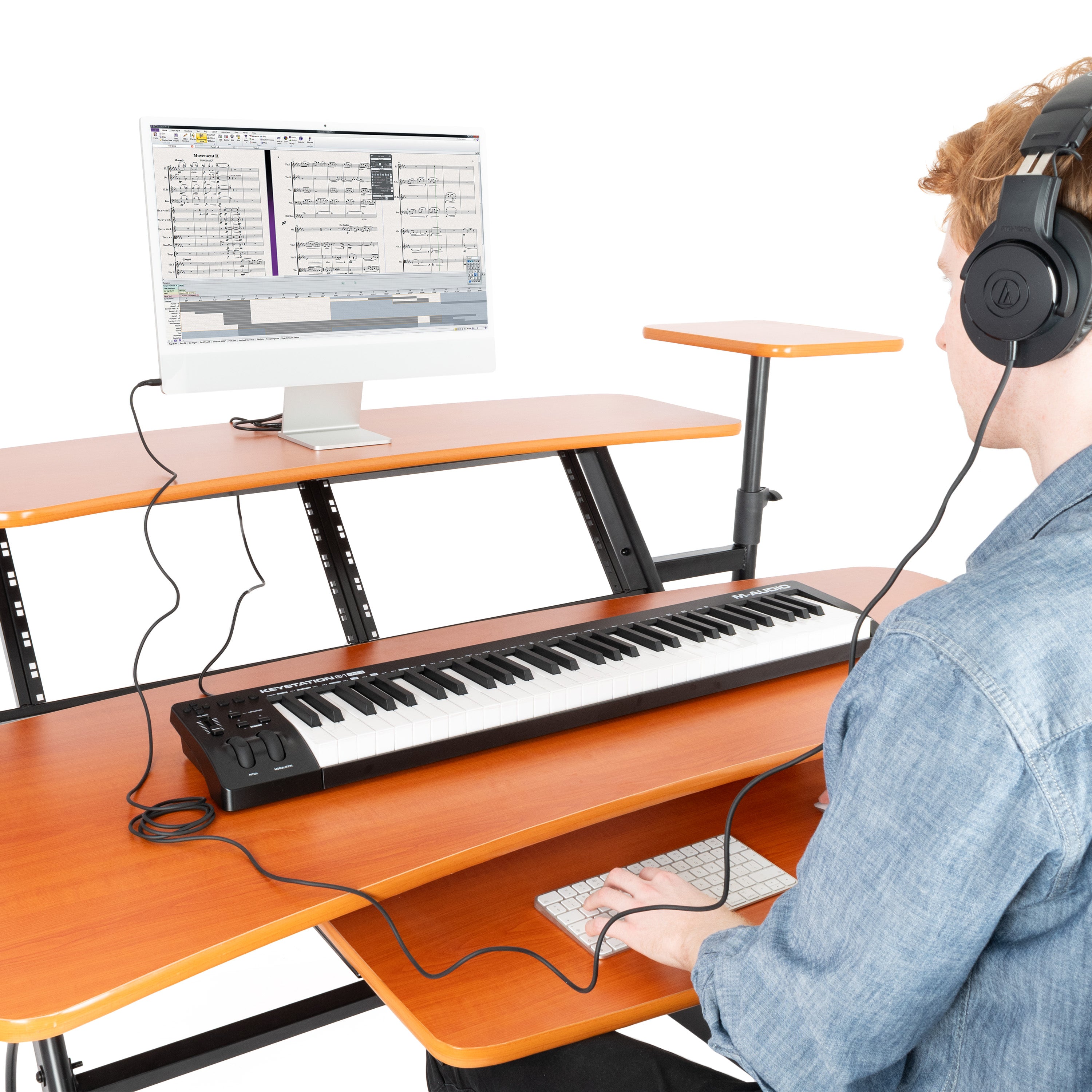 WS-03 - Apextone deluxe studio workstation desk A1
