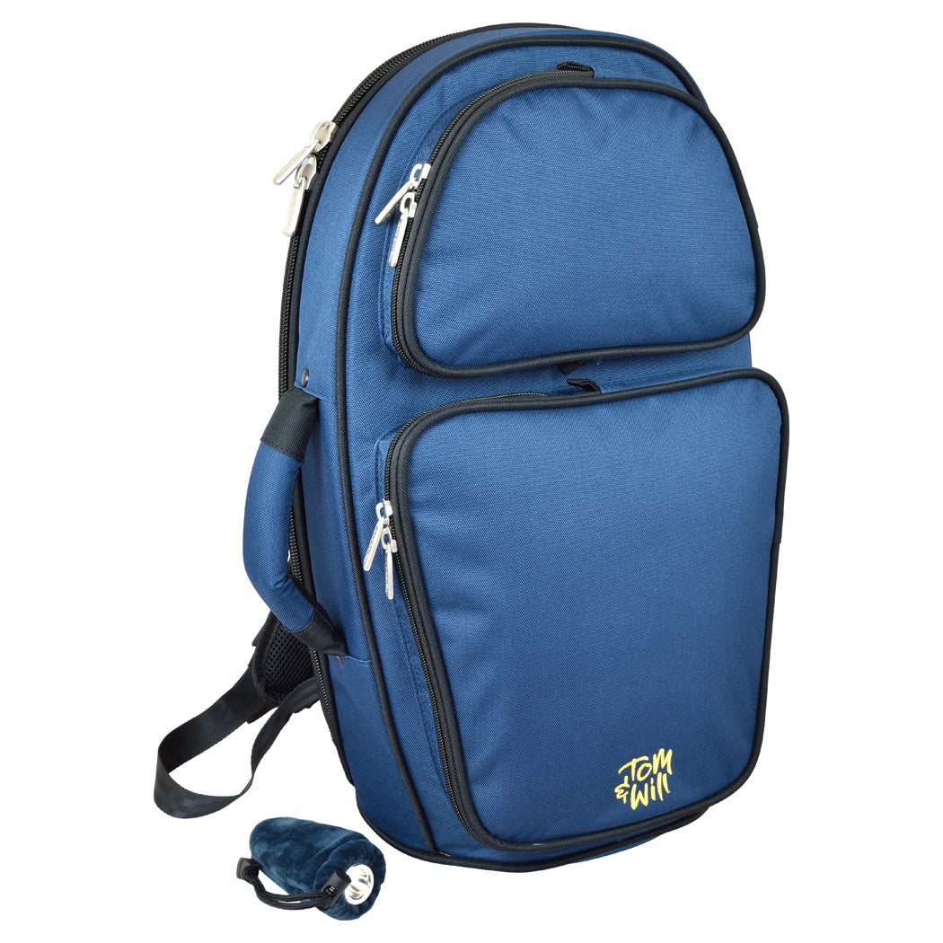 26FGH-387 - Tom & Will flugel horn gig bag - Blue with blue interior A1