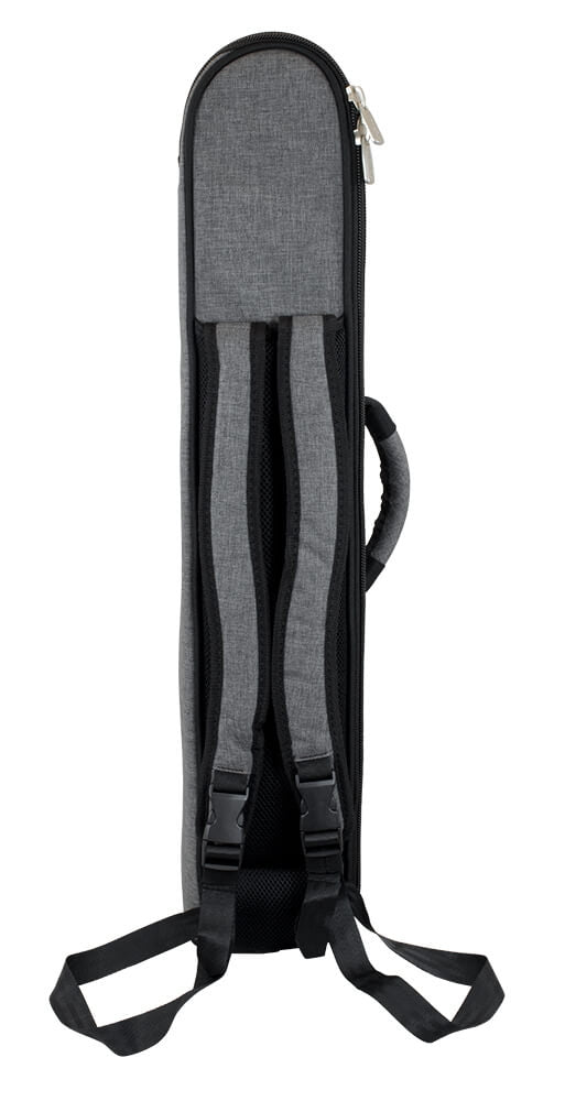 36SSX-315 - Tom & Will straight soprano sax gig bag Grey with red interior / A1
