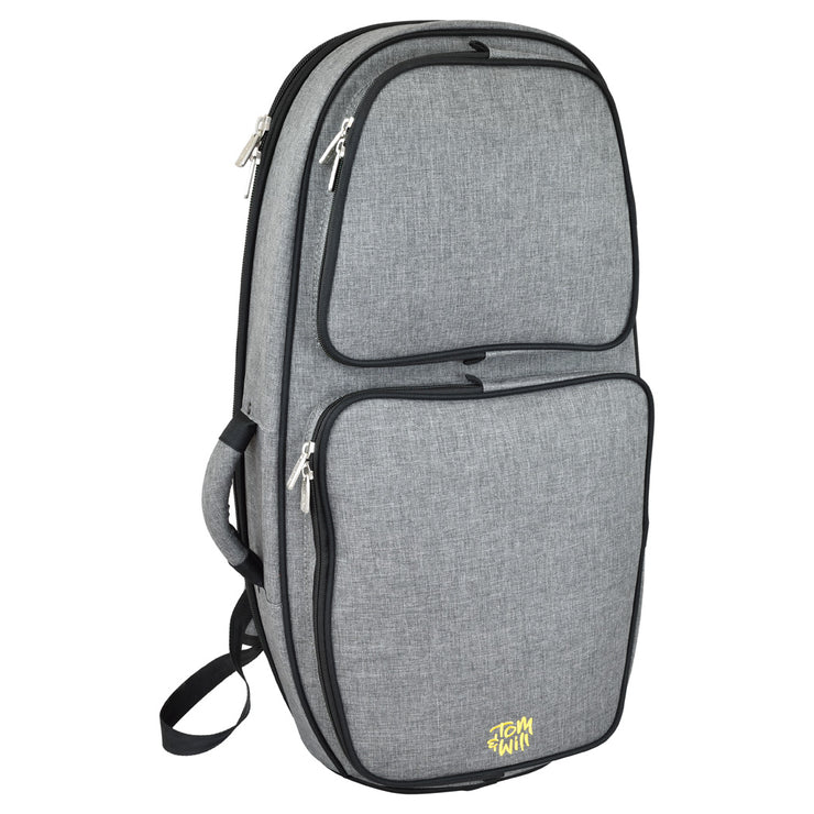 Tom & Will baritone horn gig bag ~ Grey with red interior Tom & Will baritone horn gig bag ~ Grey with red interior