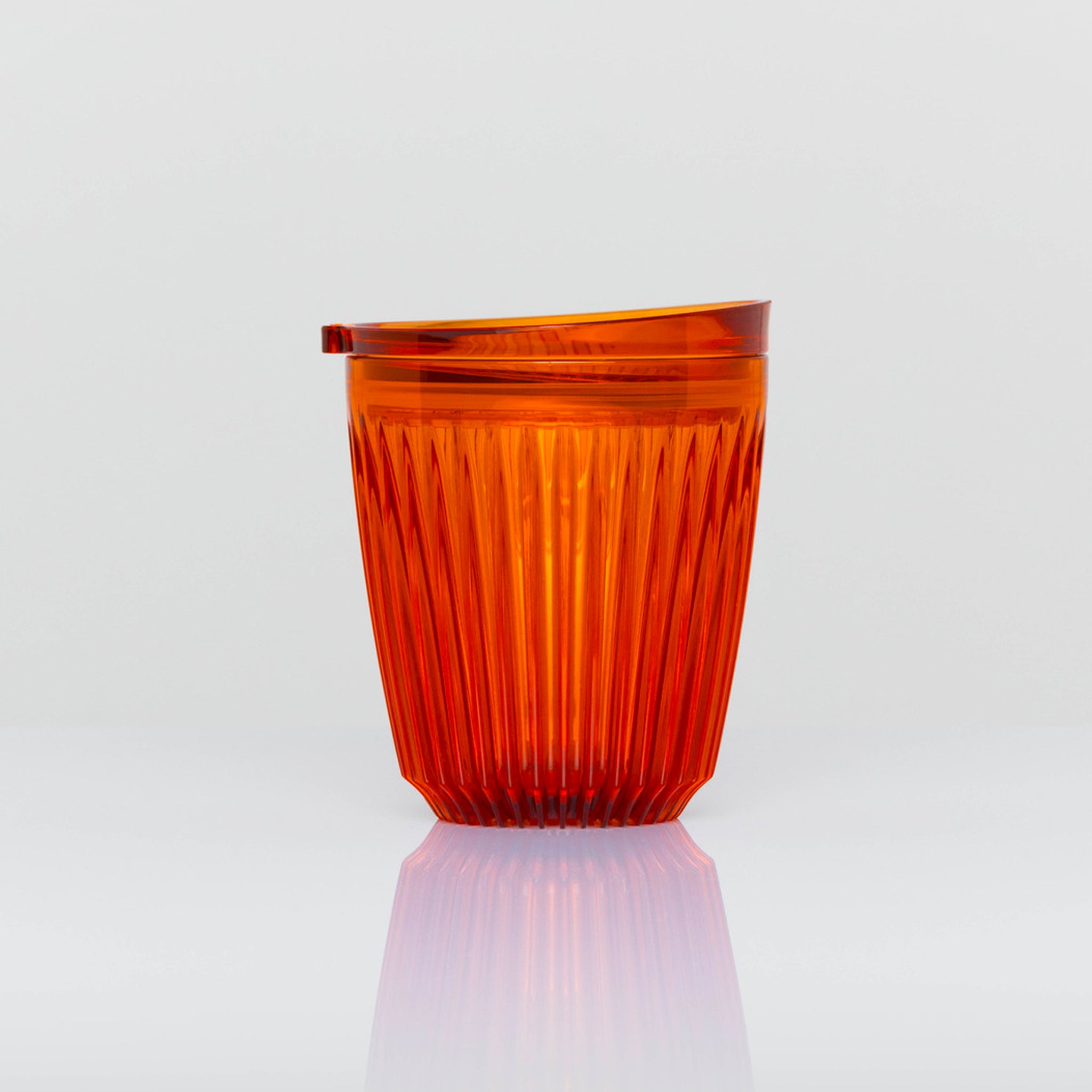HT08PA01-R - 8oz HuskeeRenew Cup with Lid Amber / A1