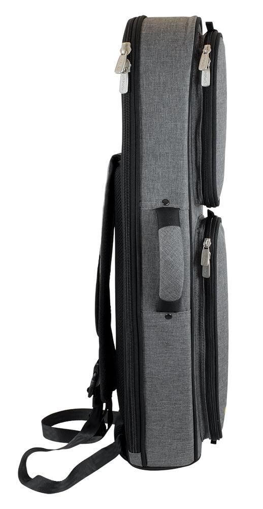 36SSX-315 - Tom & Will straight soprano sax gig bag Grey with red interior / A1