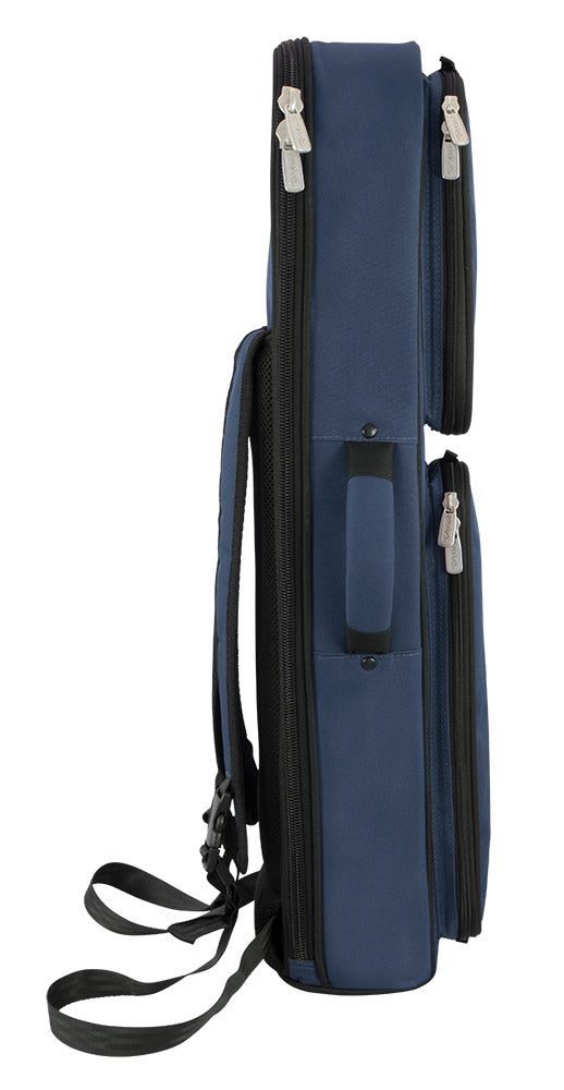 36SSX-387 - Tom & Will straight soprano sax gig bag Blue with blue interior / A1