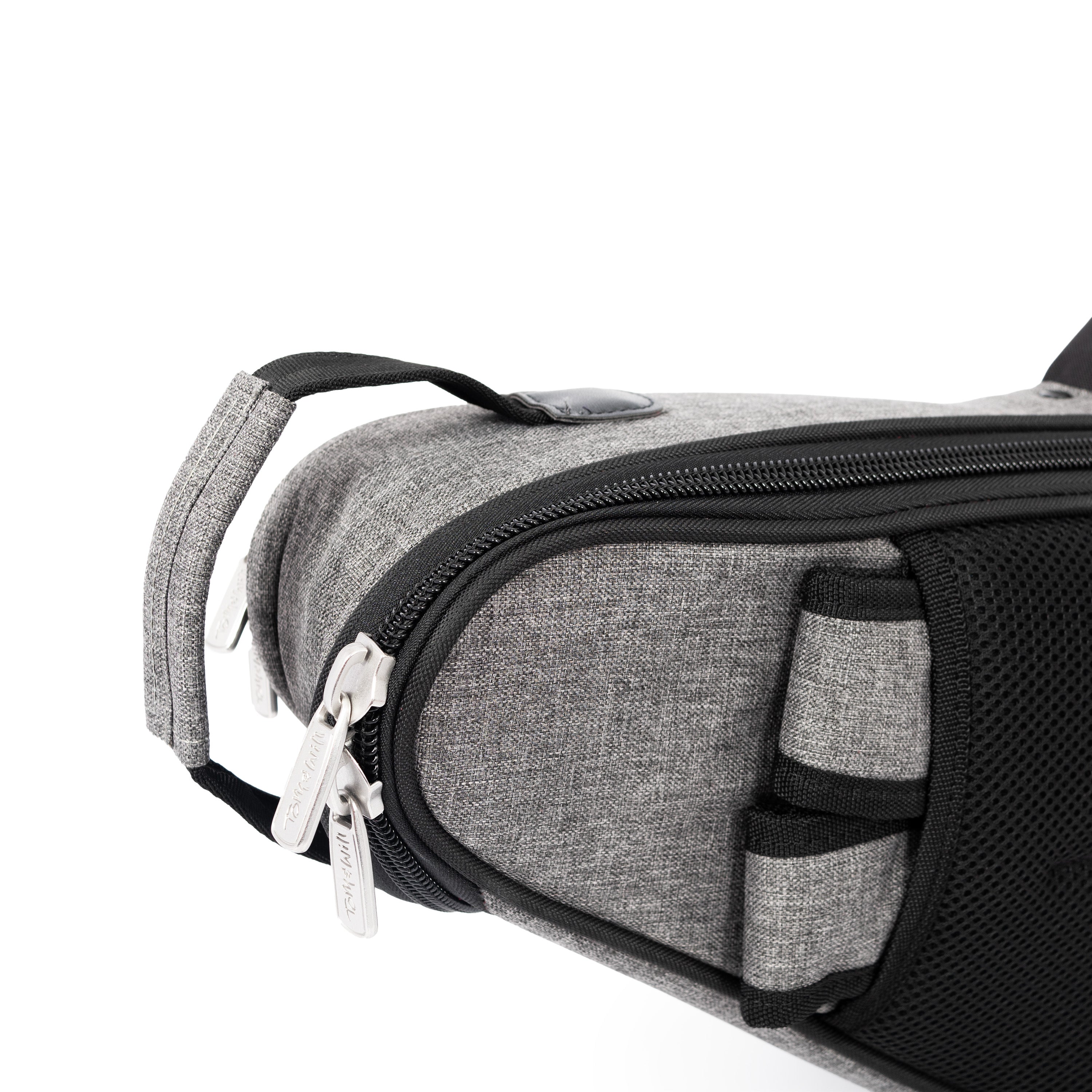36AS-315 - Tom & Will alto sax gig bag Grey with red interior / A1