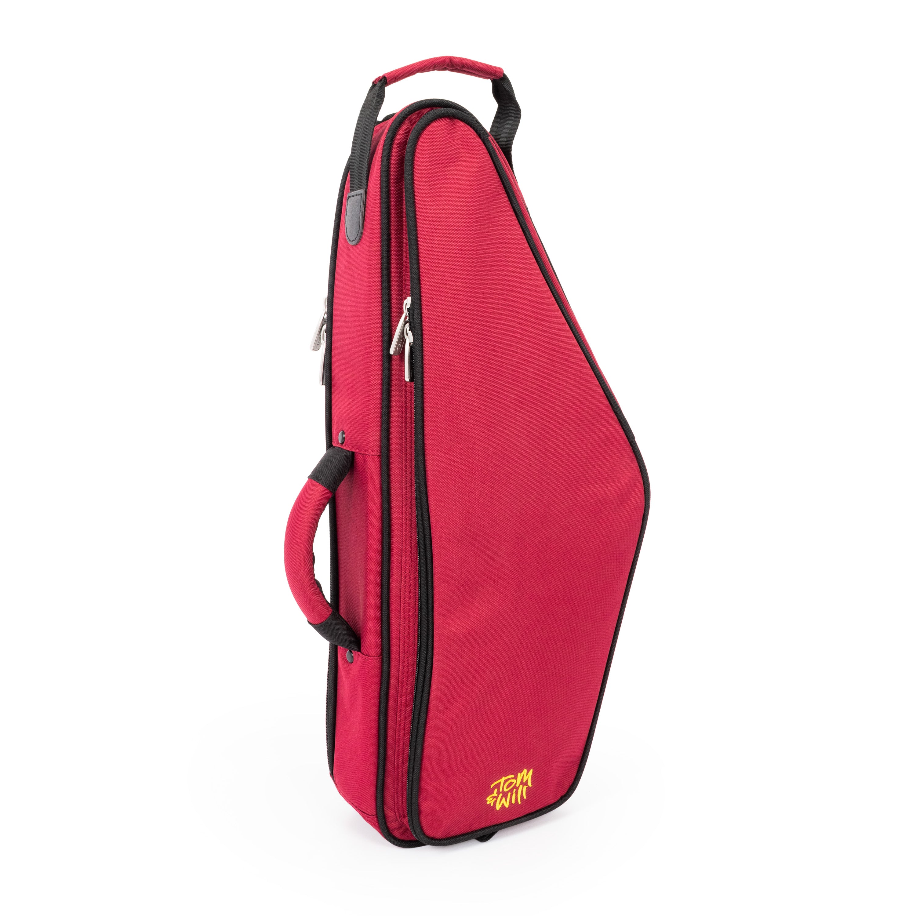 36AS-359 - Tom & Will alto sax gig bag Burgundy with grey interior / A1