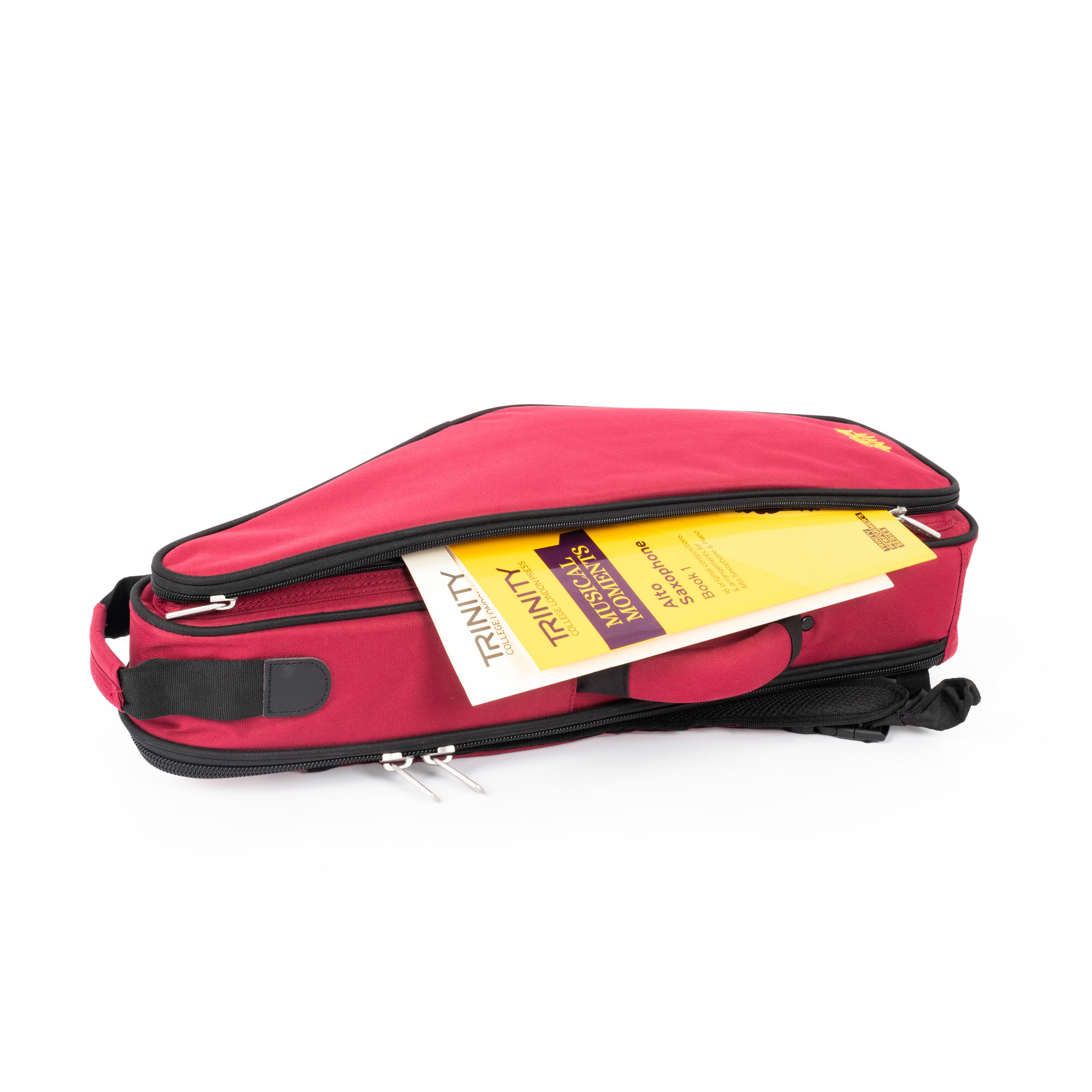 36AS-359 - Tom & Will alto sax gig bag Burgundy with grey interior / A1