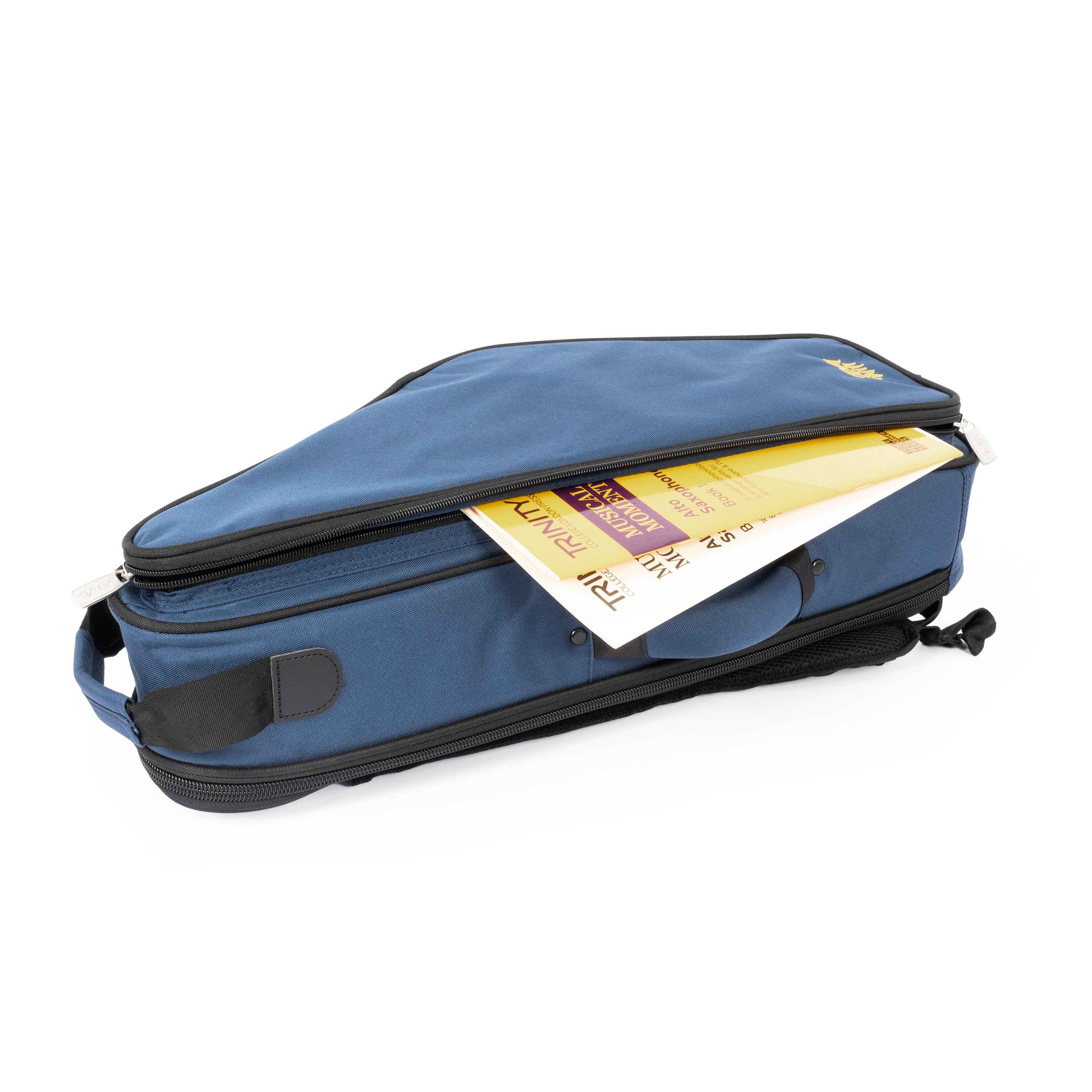 36AS-387 - Tom & Will alto sax gig bag Blue with blue interior / A1