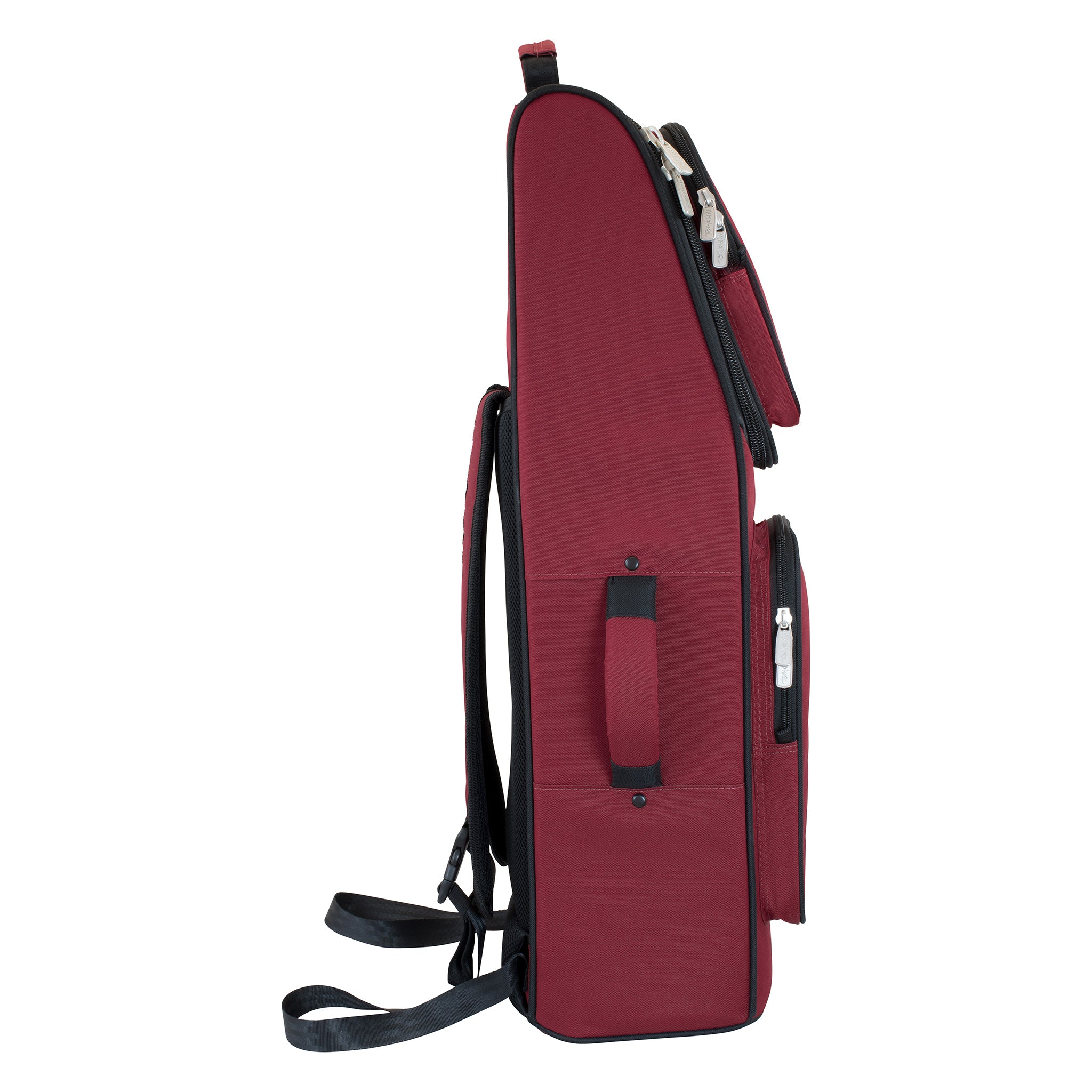 36BA-359 - Tom & Will bassoon gig bag Burgundy with grey interior / A1