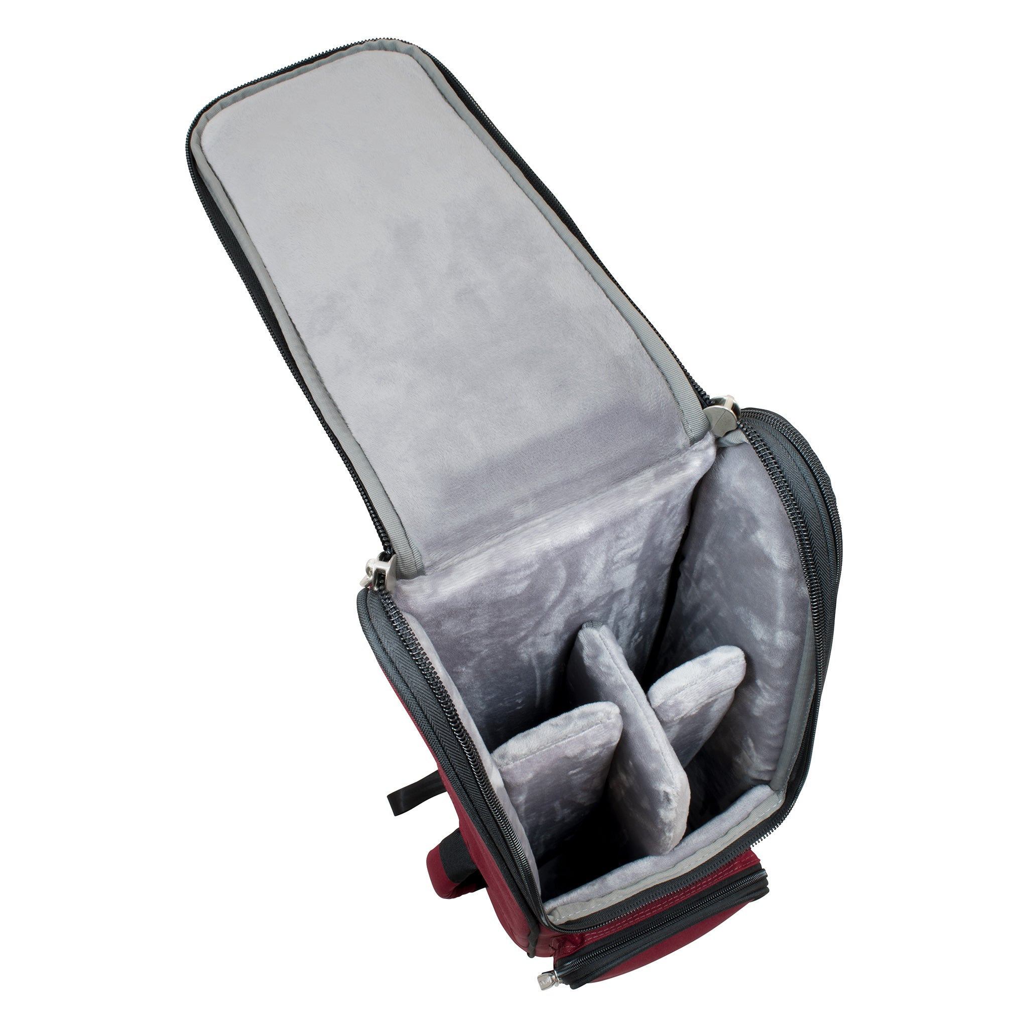 36BA-359 - Tom & Will bassoon gig bag Burgundy with grey interior / A1
