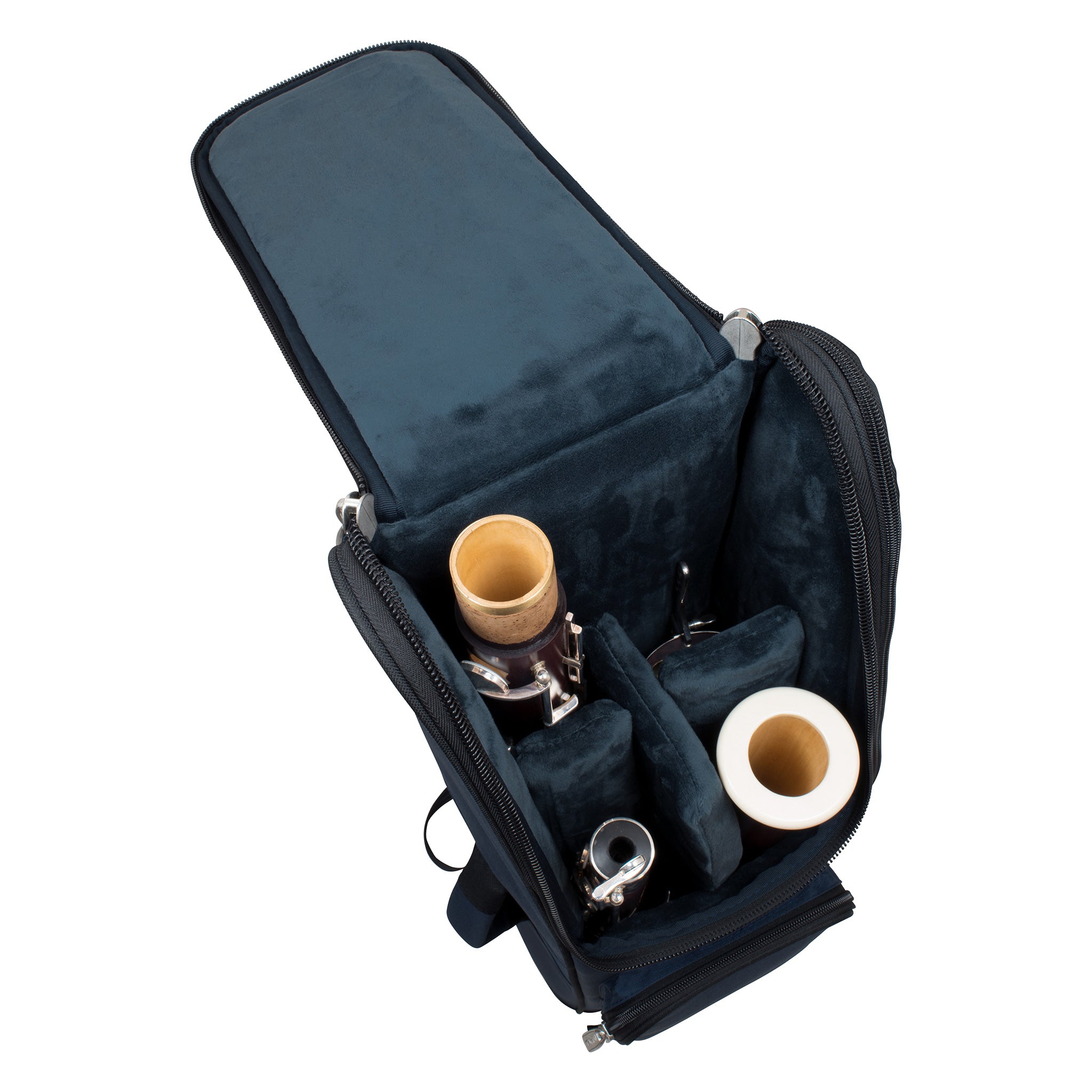 36BA-387 - Tom & Will bassoon gig bag Blue with blue interior / A1