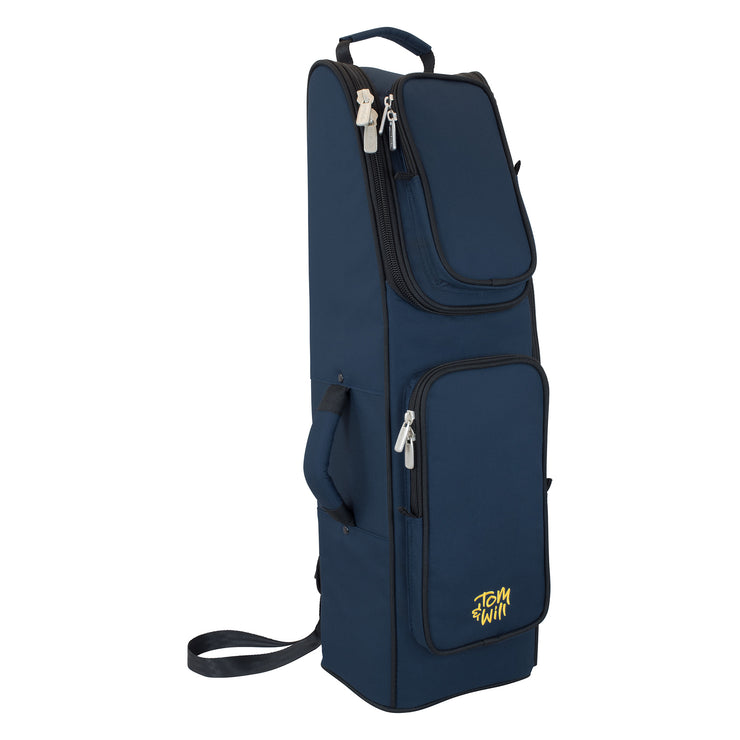 Tom & Will bassoon gig bag ~ Blue with blue interior
