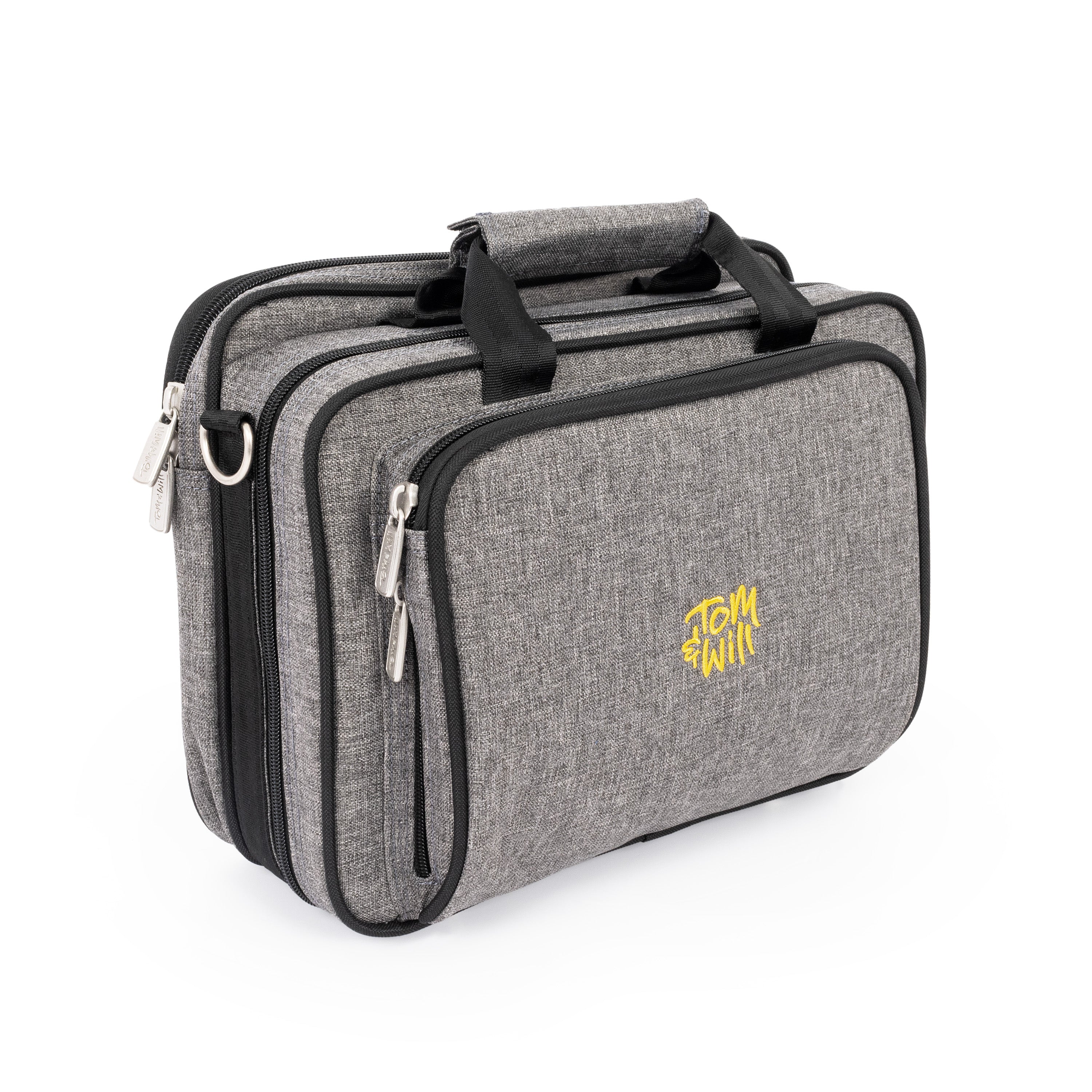36CL-315 - Tom & Will clarinet gig case Grey with red interior / A1