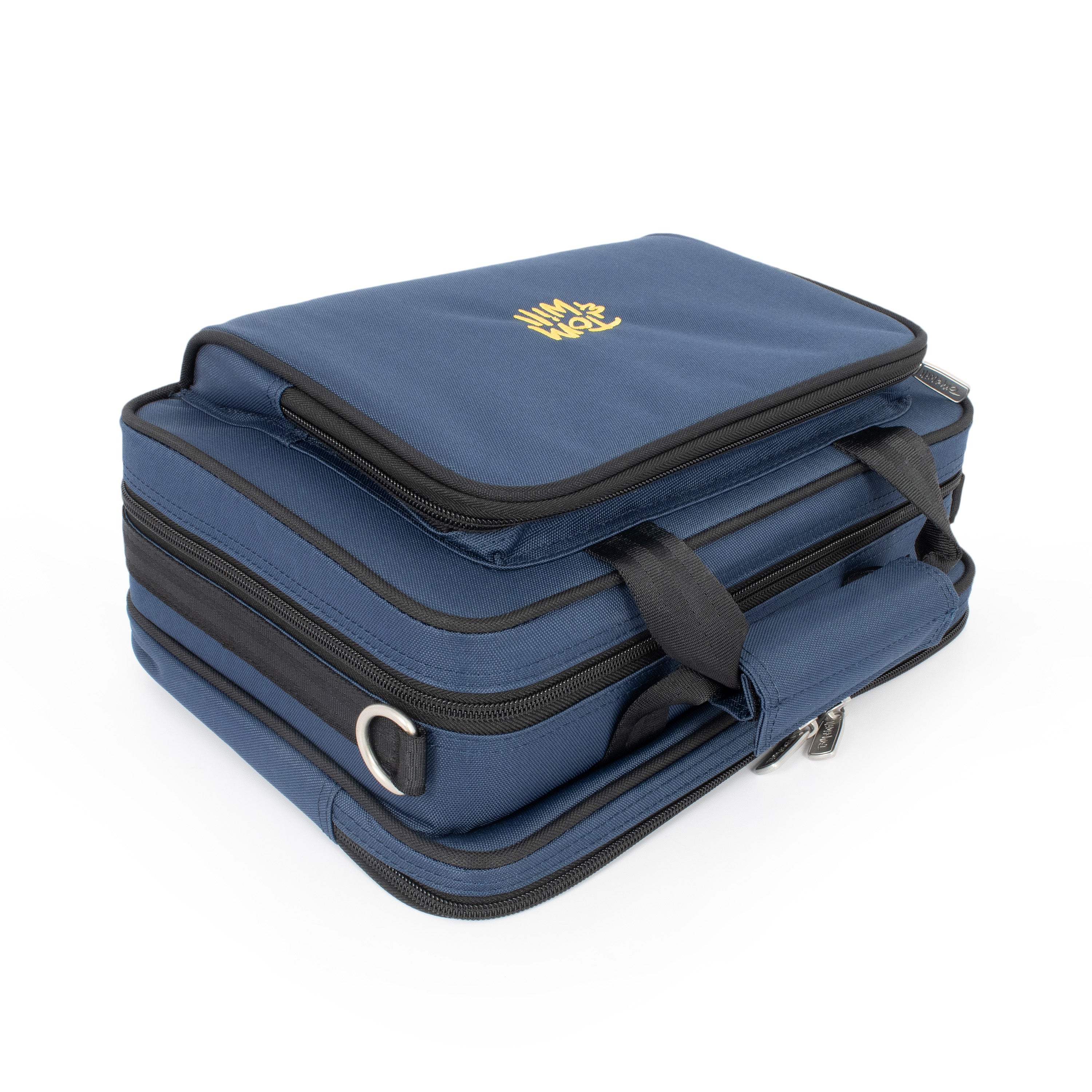 36CL-387 - Tom & Will clarinet gig case Blue with purple interior / A1