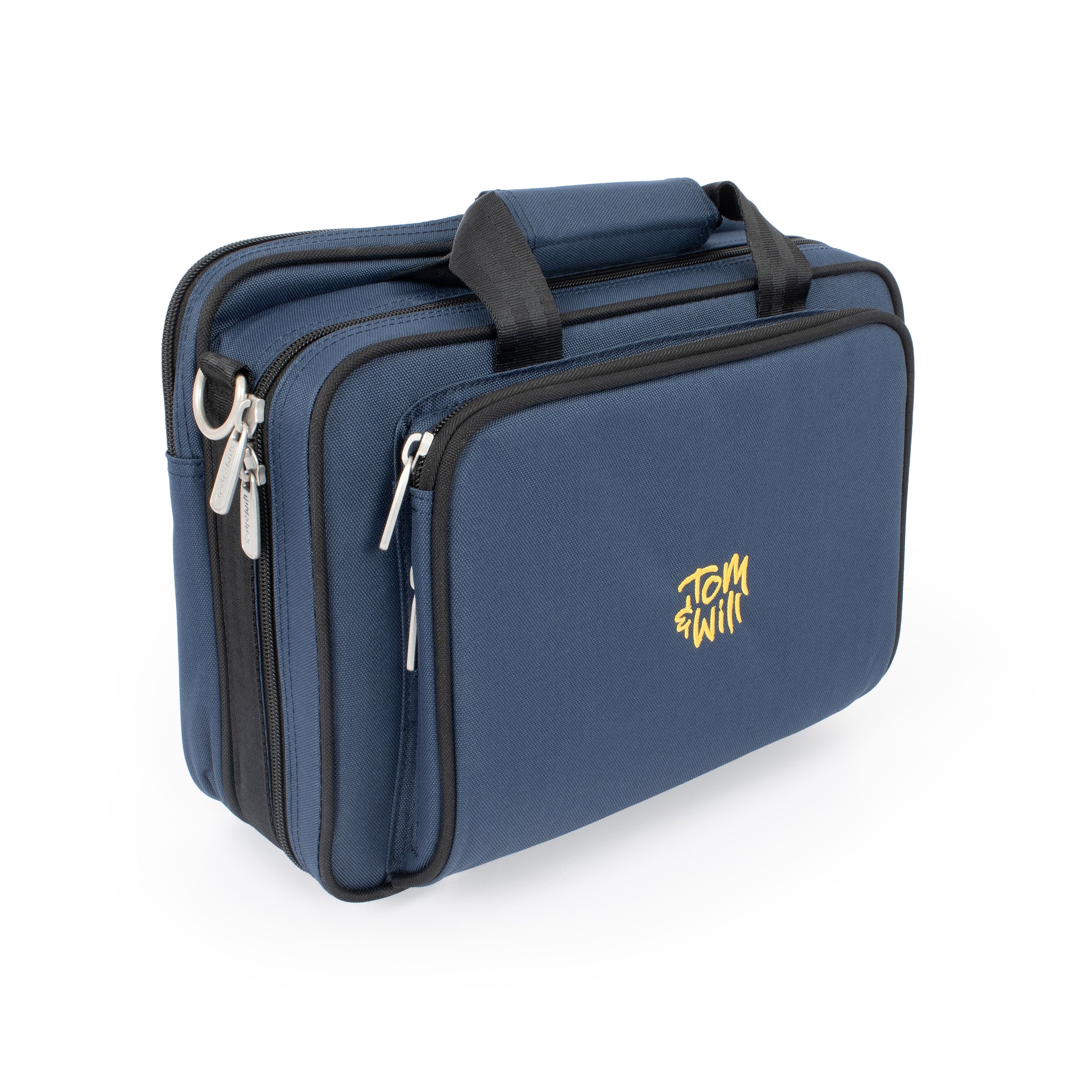 36CL-387 - Tom & Will clarinet gig case Blue with purple interior / A1
