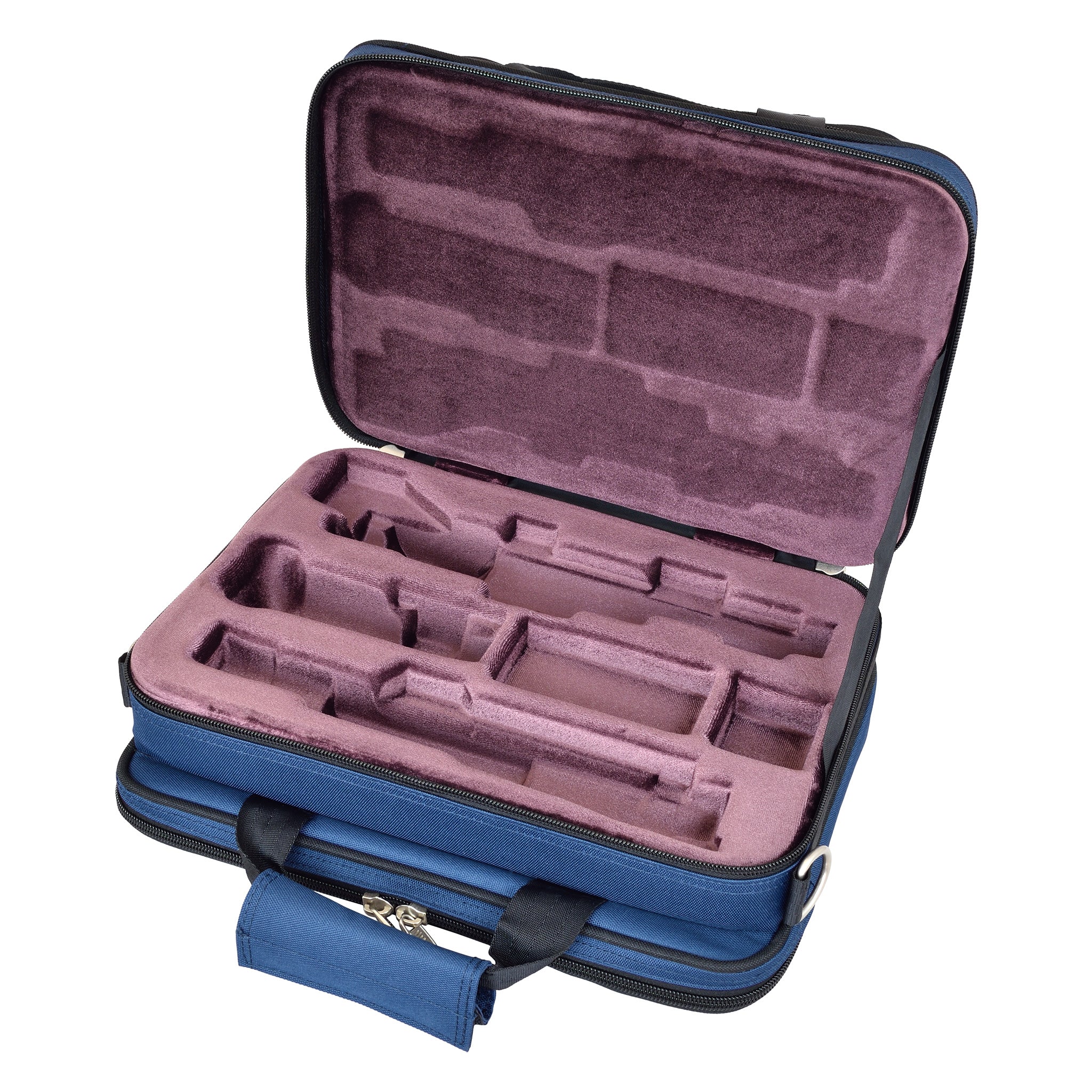 36OB-387 - Tom & Will oboe gig case Blue with purple interior / A1