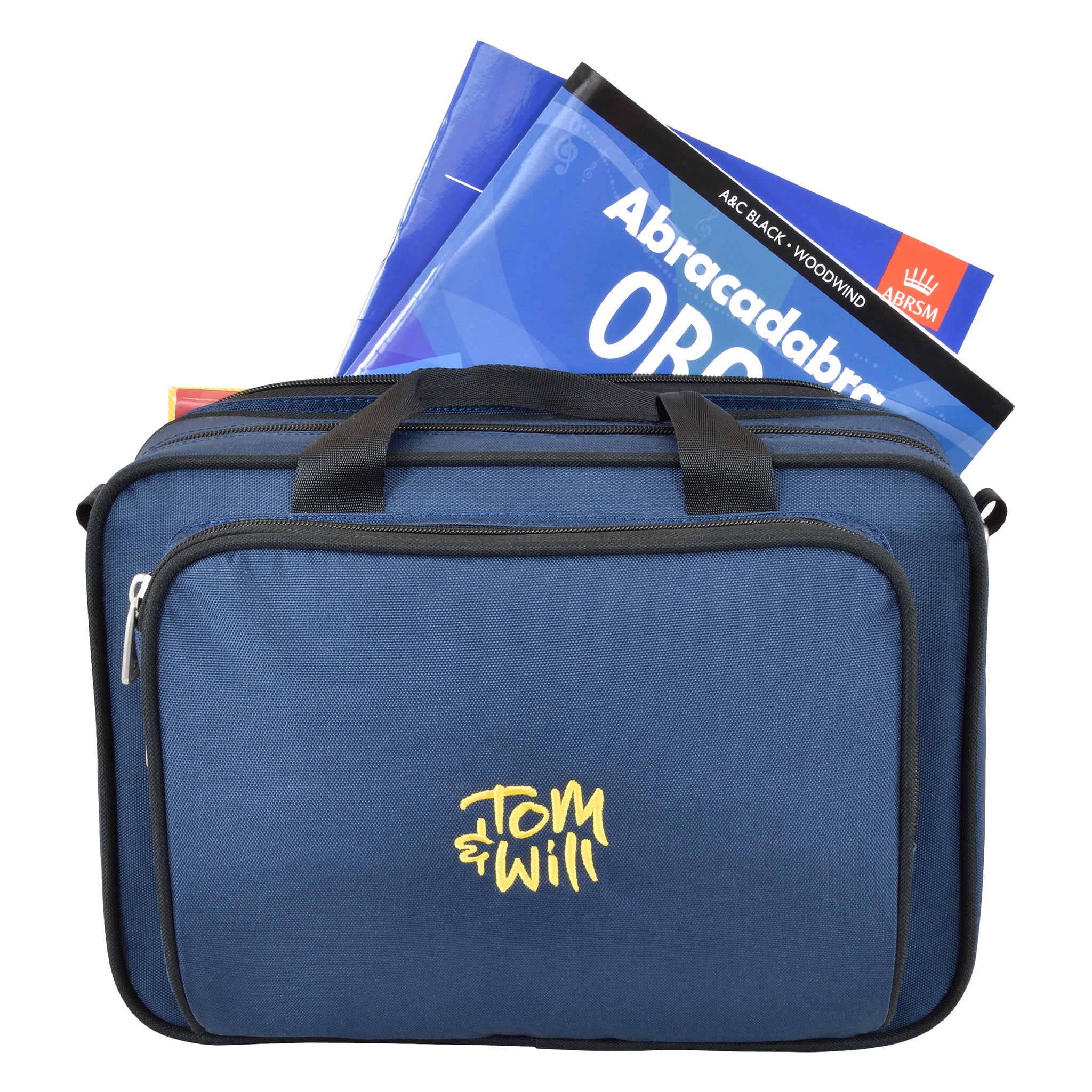 36OB-387 - Tom & Will oboe gig case Blue with purple interior / A1