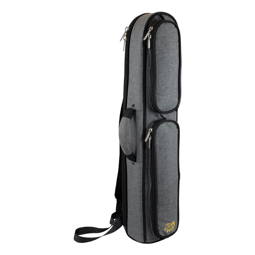 36SSX-315 - Tom & Will straight soprano sax gig bag Grey with red interior / A1