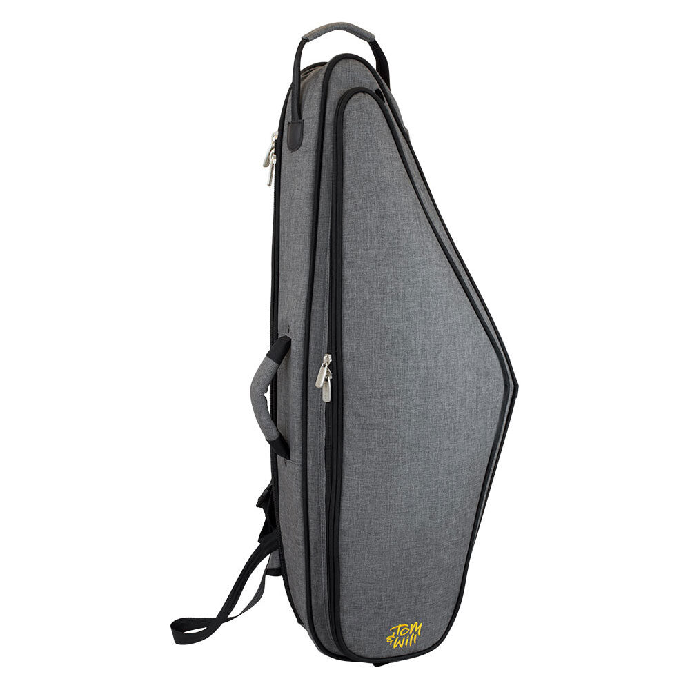 36TS-315 - Tom & Will tenor sax gig bag Grey with red interior / A1