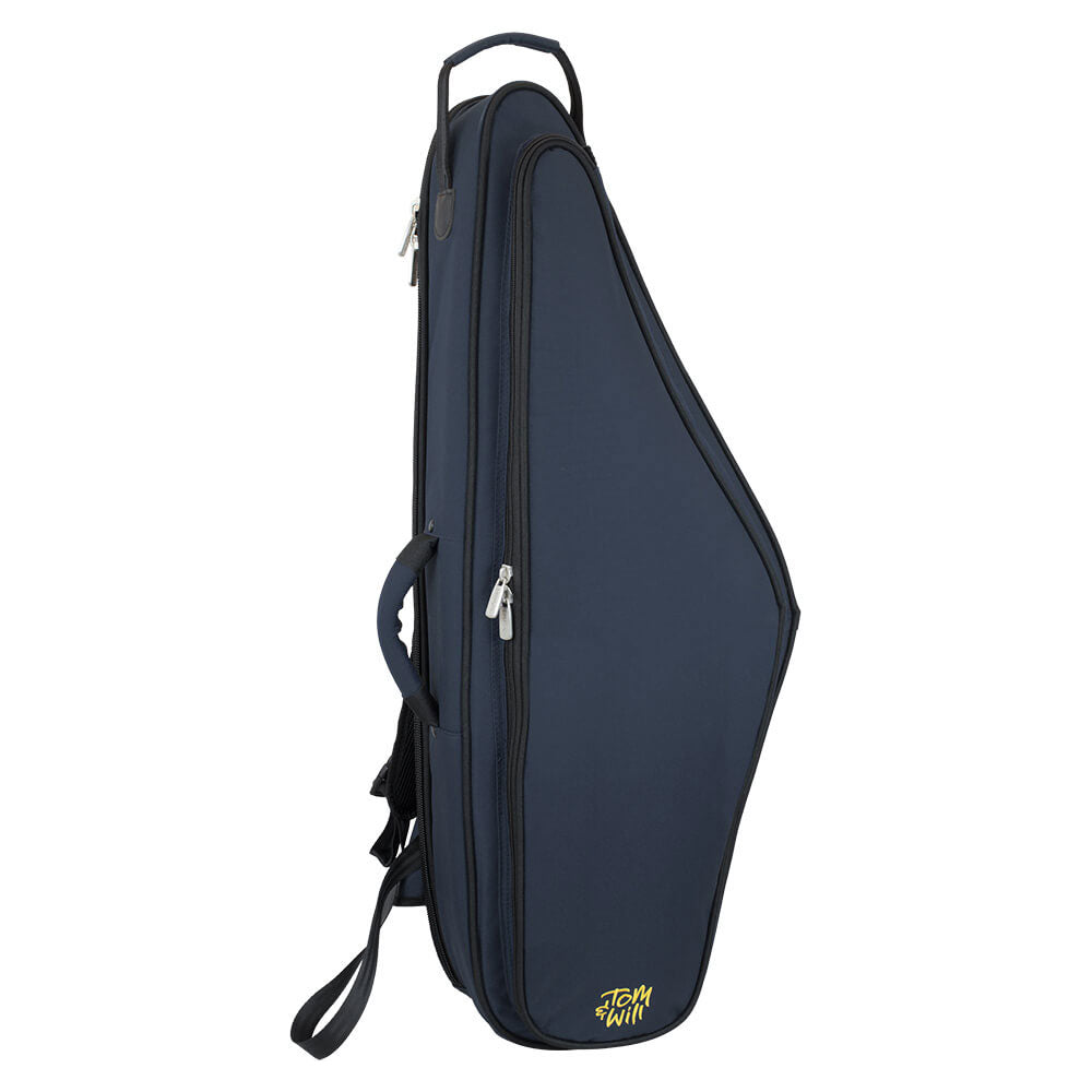 36TS-387 - Tom & Will tenor sax gig bag Blue with blue interior / A1