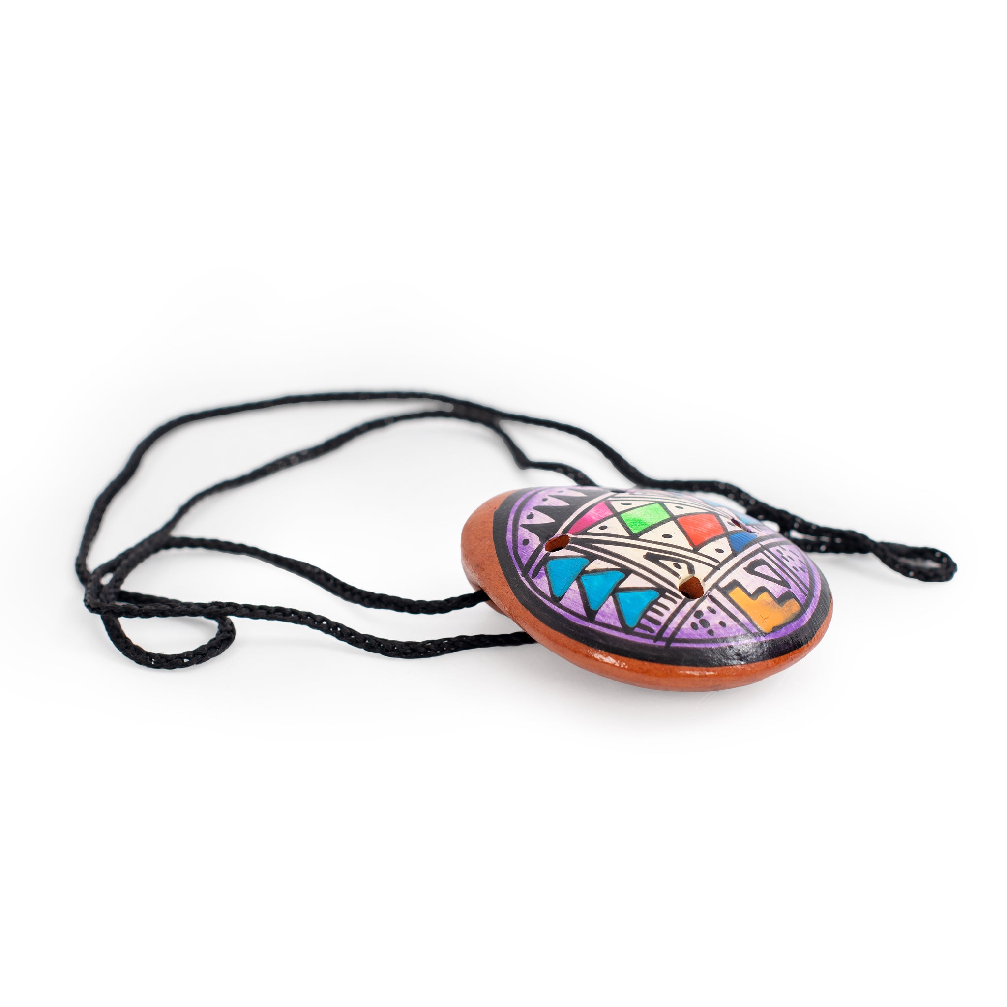 PP624 - Percussion Plus Honestly Made Mini clay painted ocarina A1