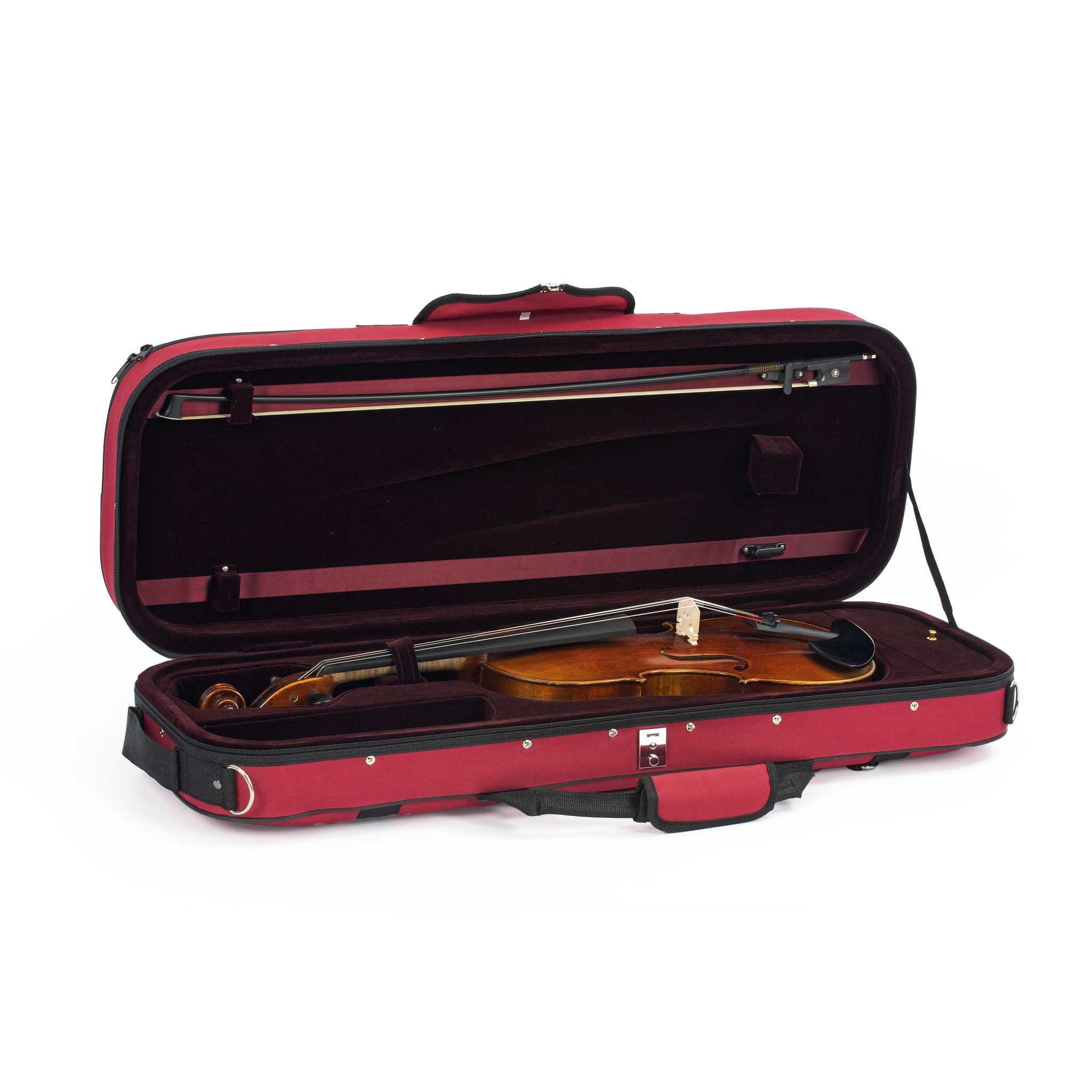 43VA15-555 - Tom & Will Classic 15"-15.5" viola gig case Burgundy / A1