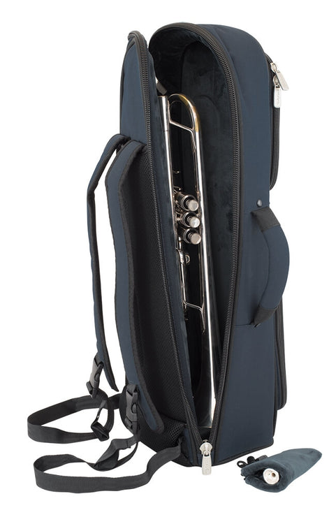Tom & Will Trumpet gig bag, Blue. Tom & Will Trumpet gig bag, Blue.