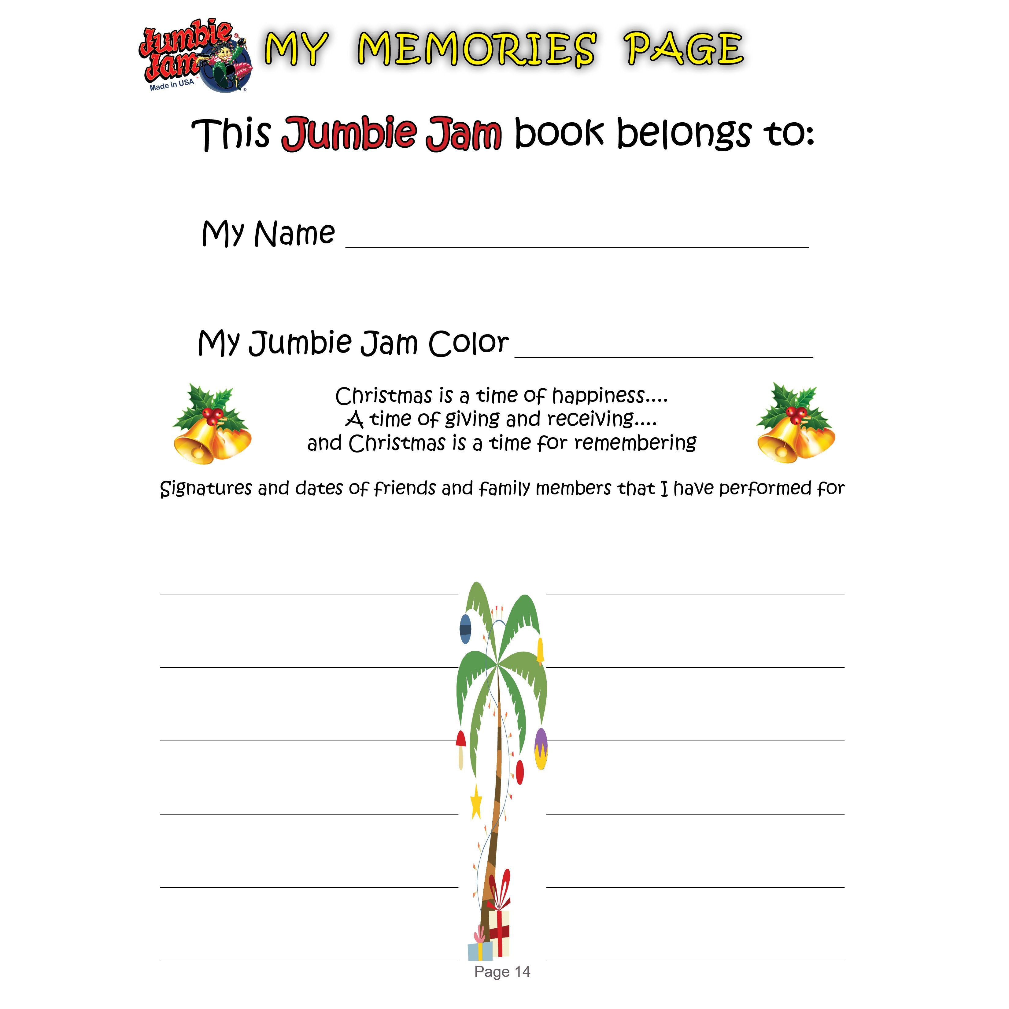 JJ5515 - Jumbie Jam - Songs by Letter Christmas Favourites for steel drum A1