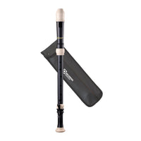 603T - Recorder Workshop 603T tenor recorder and bag - black with white trim Default title