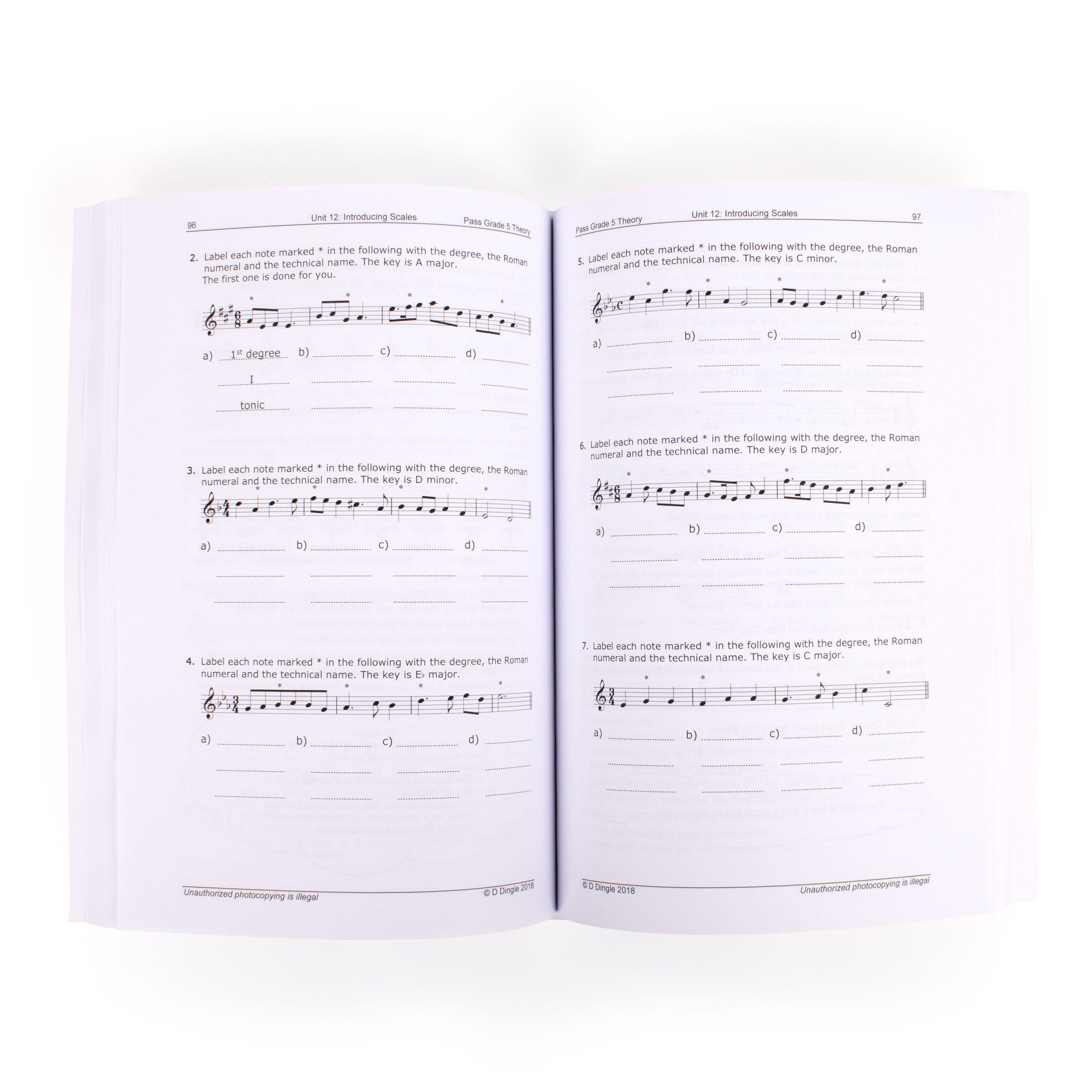 9780955395123 - Dingle Music Pass Grade 5 Theory - 2nd Edition A1